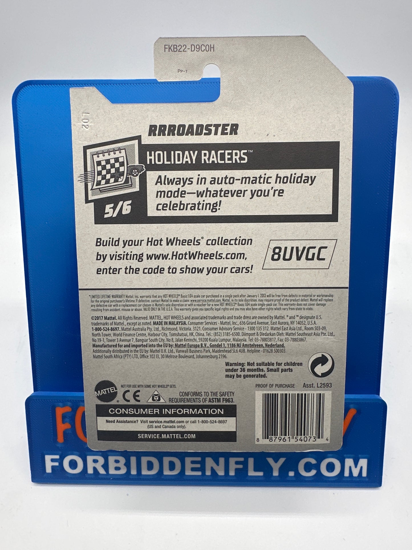 Hot Wheels Regular Treasure Hunt - Factory Stickered 2018 H Case - Rrroadster