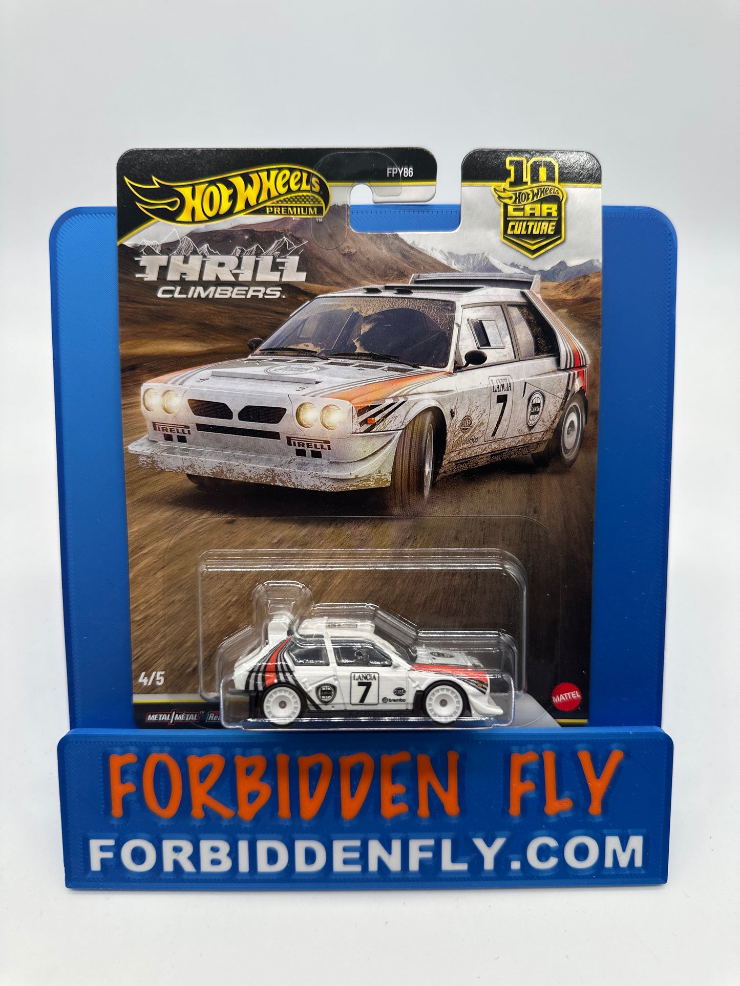 Hot Wheels Car Culture Premium - 2026 Thrill Climbers Series Single - #4/5 - Lancia Delta S4