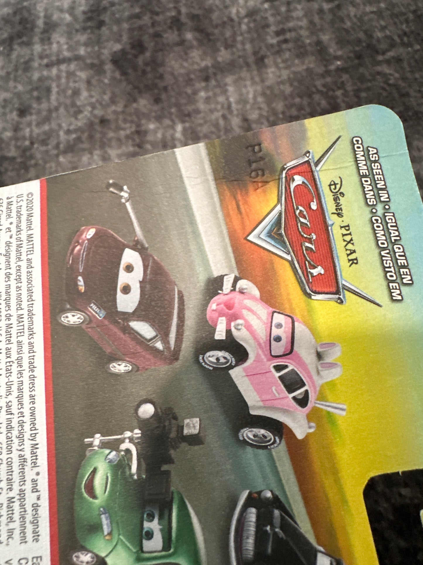 Disney Pixar Cars Movie - Metal Logo Card Release - Antonio Veloce Eccellente