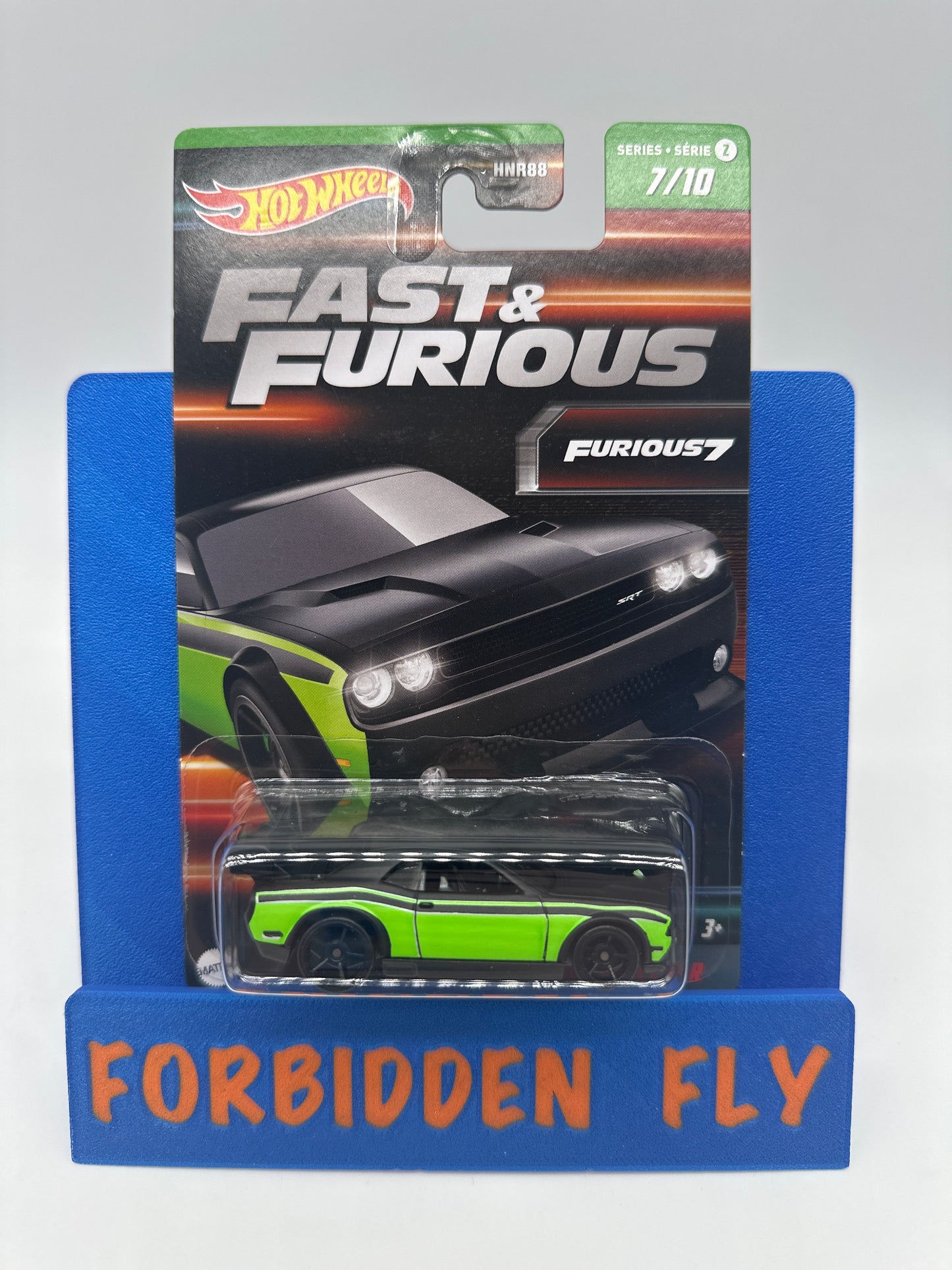 Hot Wheels 2023 Walmart Exclusive Mainline - Fast & Furious Green Card Series 2 #7/10 - Dodge Challenger Drift Car