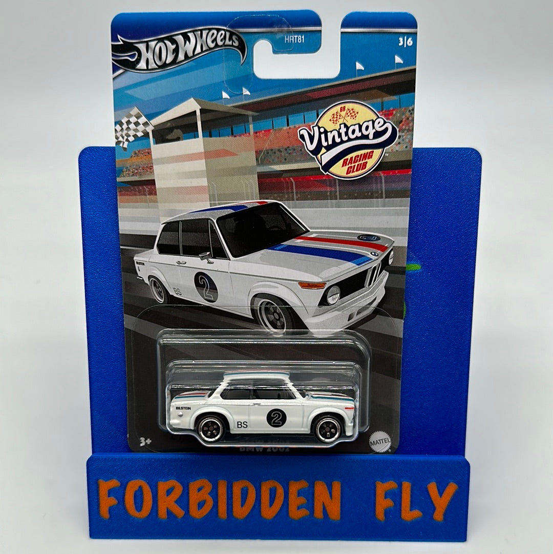 Hot Wheels Silver Series - 2024 Vintage Racing Club Series 1 - BMW 2002 - White