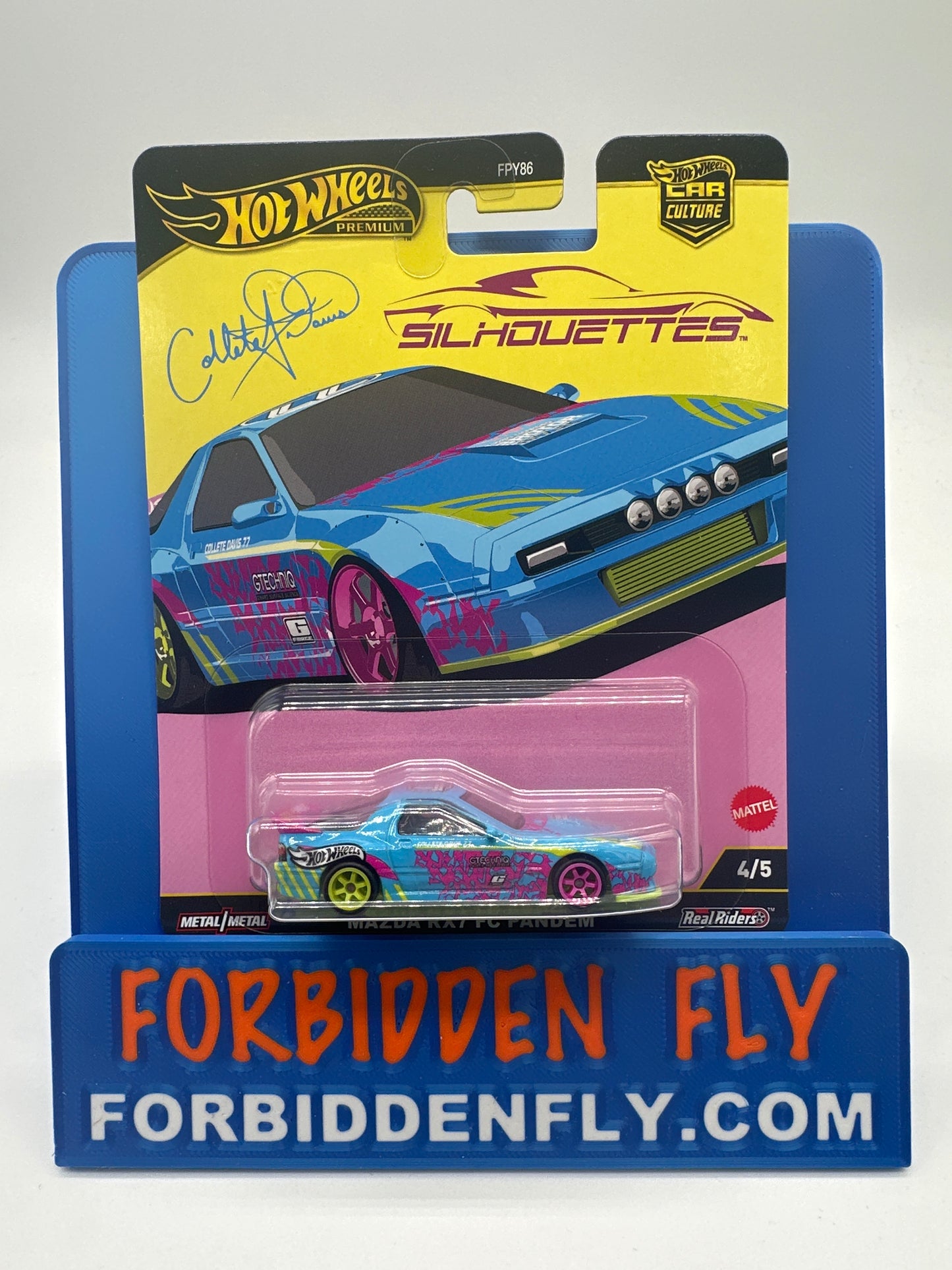 Hot Wheels Car Culture Premium - 2025 Silhouettes Series Single #4/5 - Mazda RX7 FC Pandem