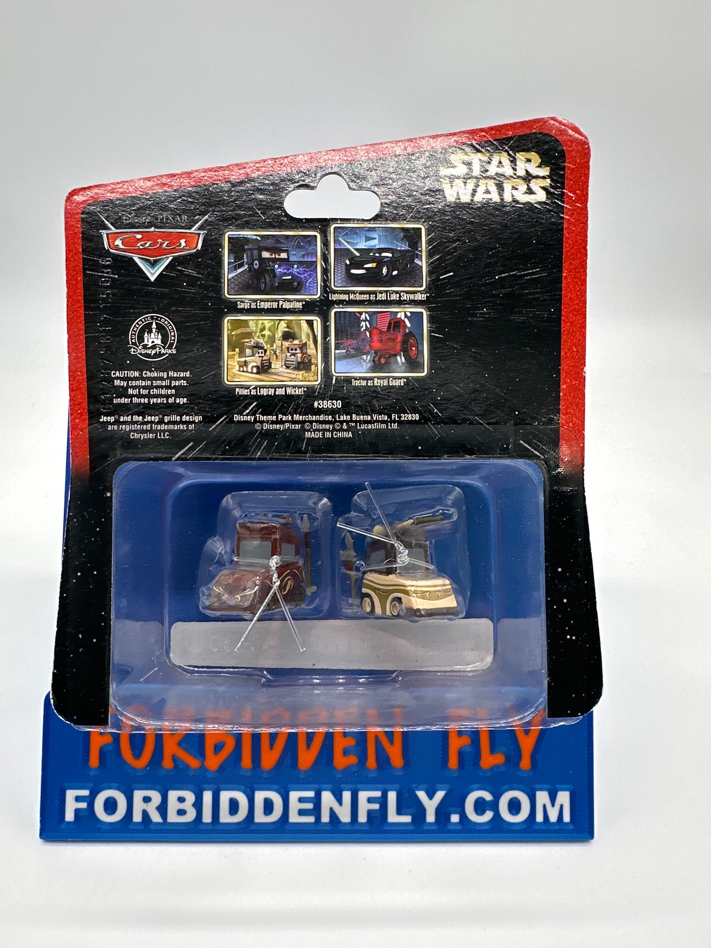 Disney Pixar Cars Movie - Disney Store Parks Exclusive Star Wars Series - Pitties as Logray and Wicket