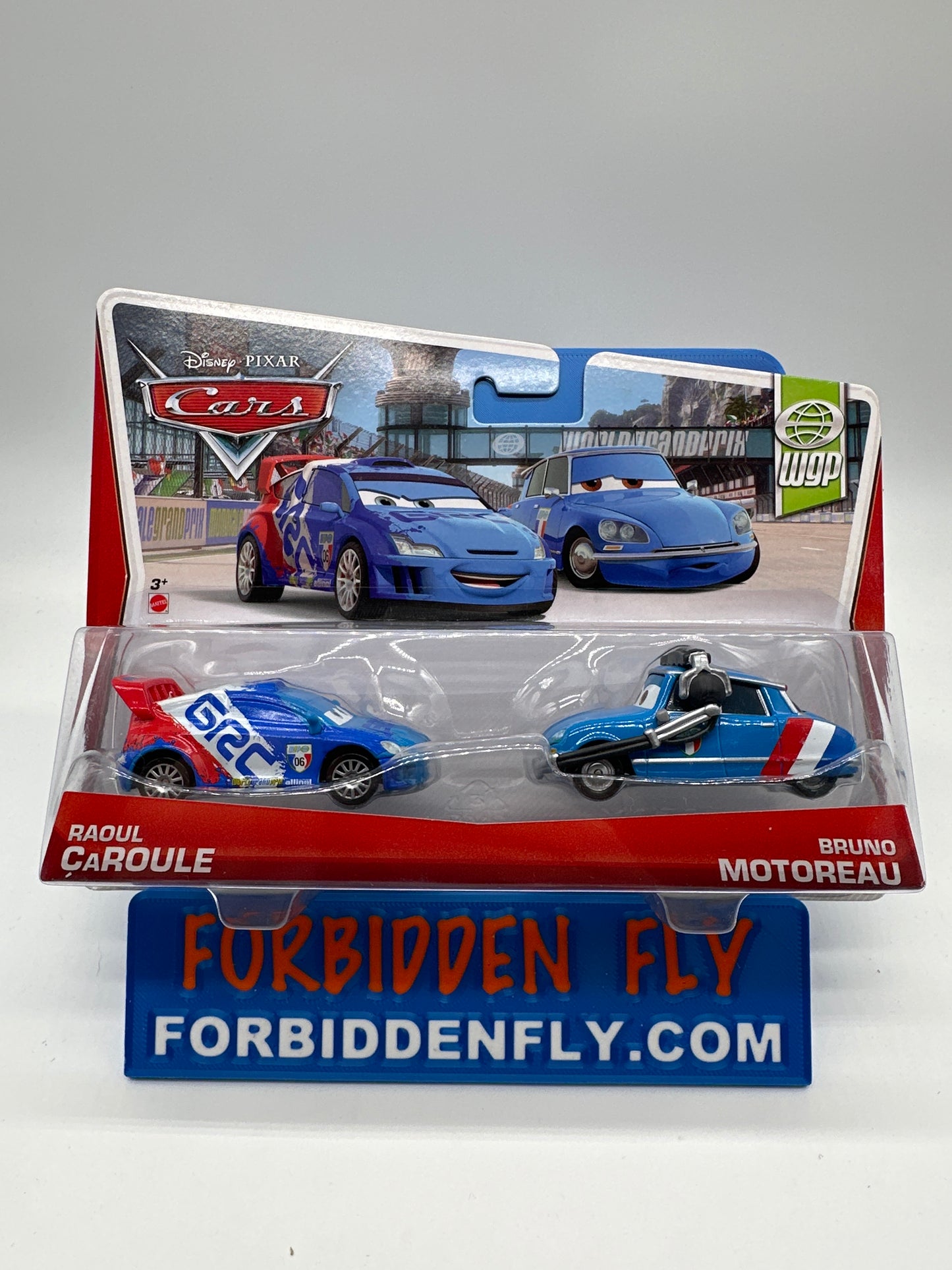 Disney Pixar Cars Movie - WGP Series (Two) 2 Pack - Raoul Caroule & Bruno Motoreau (Crew Chief)