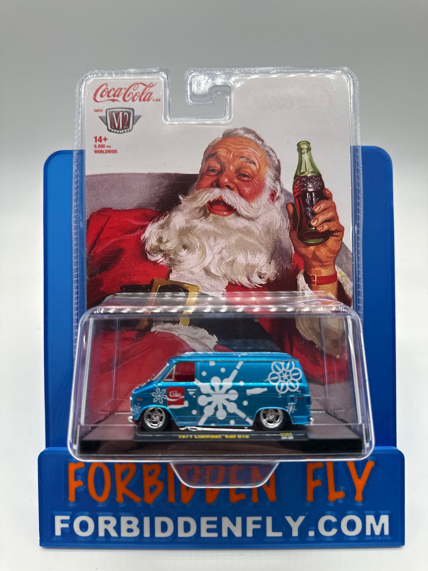 M2 Machines 2024 Coca-Cola Holiday Acrylic - SK09 - 1971 Chevrolet Van G10