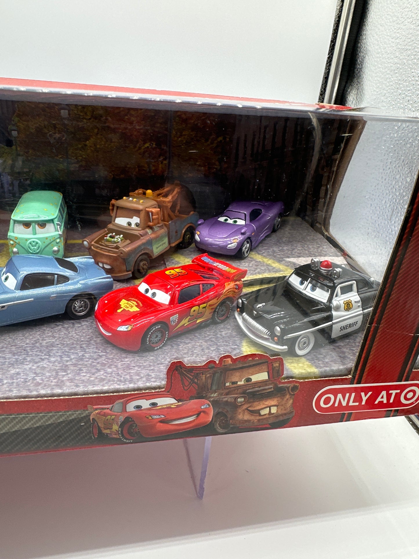 Disney Pixar Cars Movie - London Rescue Target Exclusive (Twelve) 12 Pack With Exclusive Trapped Professor Z