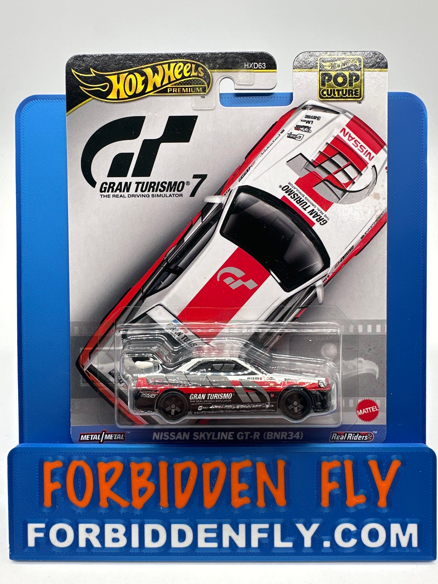 Hot Wheels Premium - Pop Culture 2024 Single - Gran Turismo Nissan Skyline GT-R (BNR34)