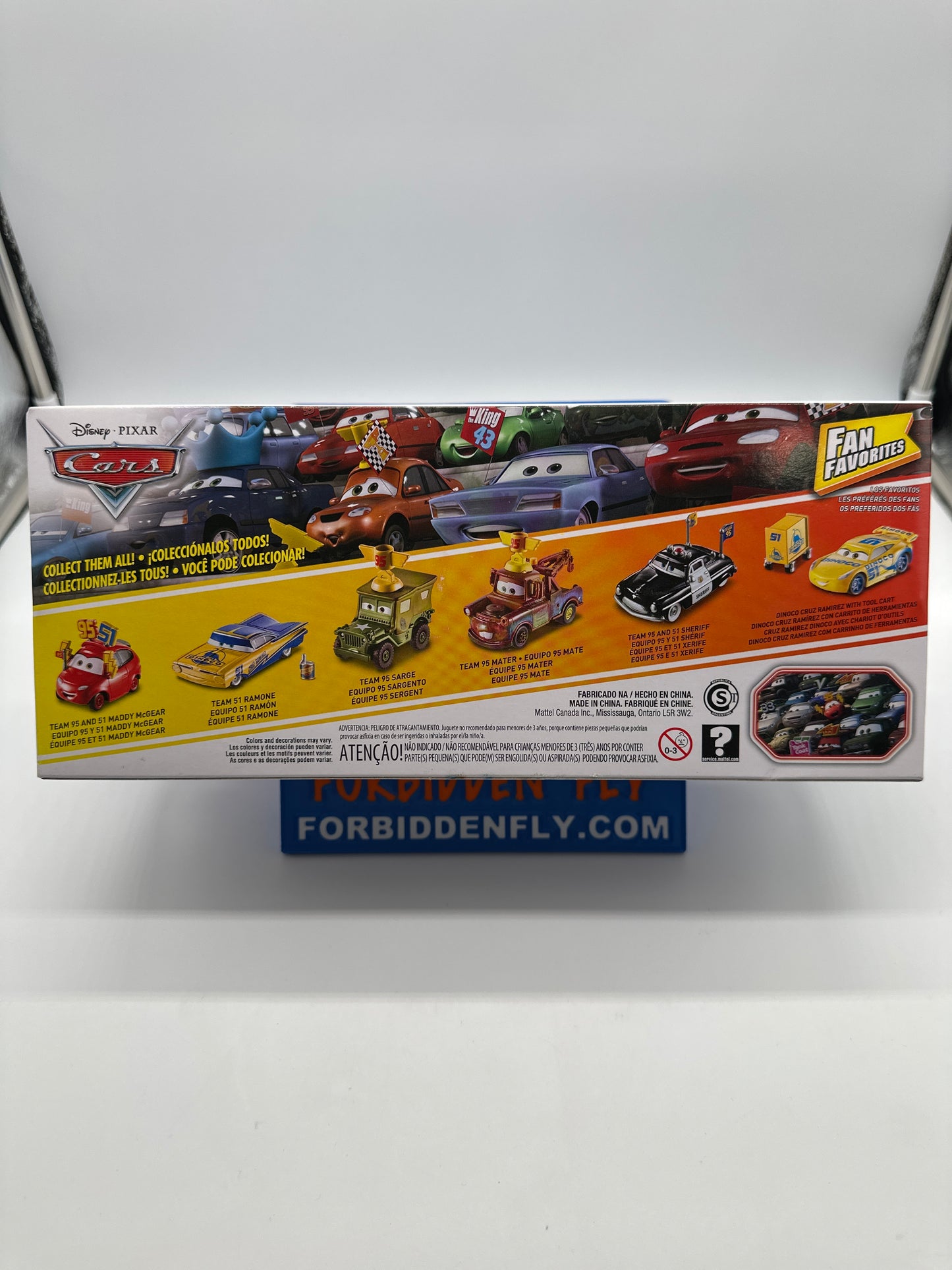 Disney Pixar Cars Movie - Fan Favorites Series - Fan Favorites 4 Car Pack Set