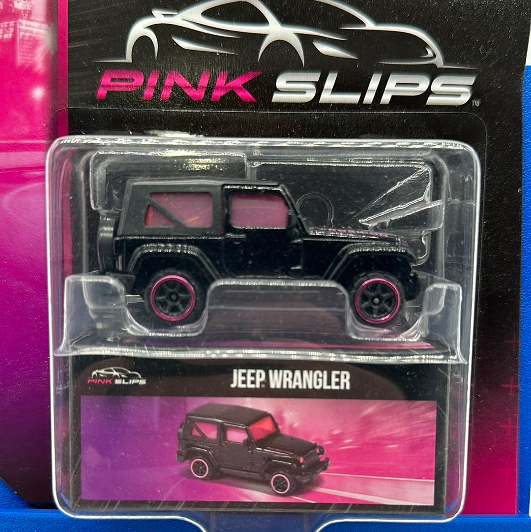 Jada 1:64 Scale - Pink Slips Series - Jeep Wrangler - Black