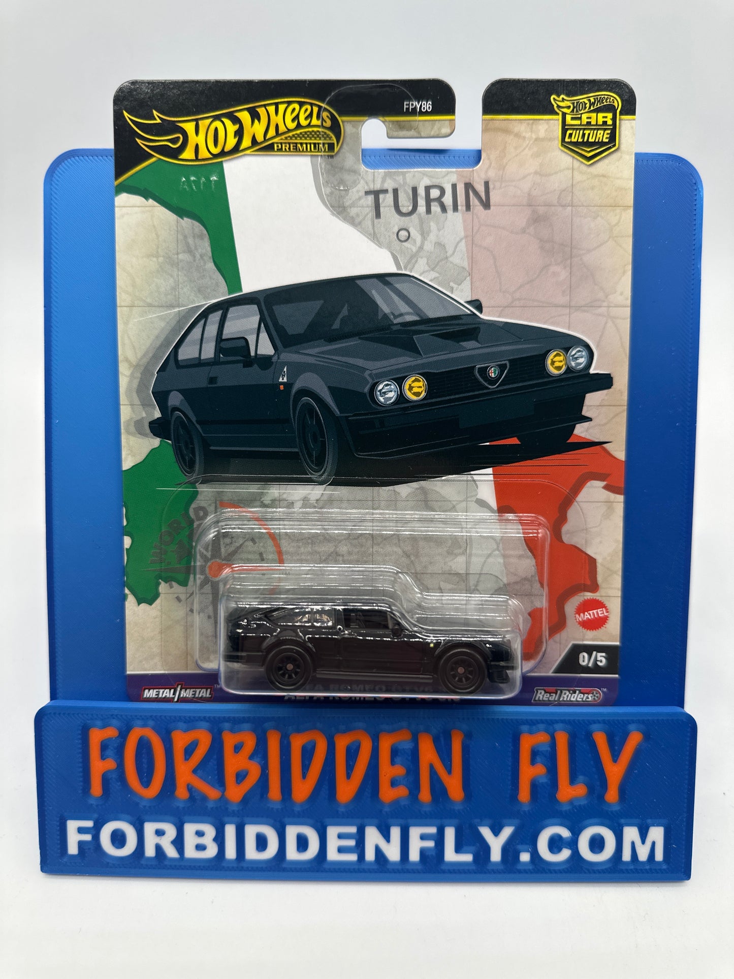 Hot Wheels Car Culture Premium - 2024 World Tour Single - #0/5 Chase - Alfa Romeo GTV6 3.0