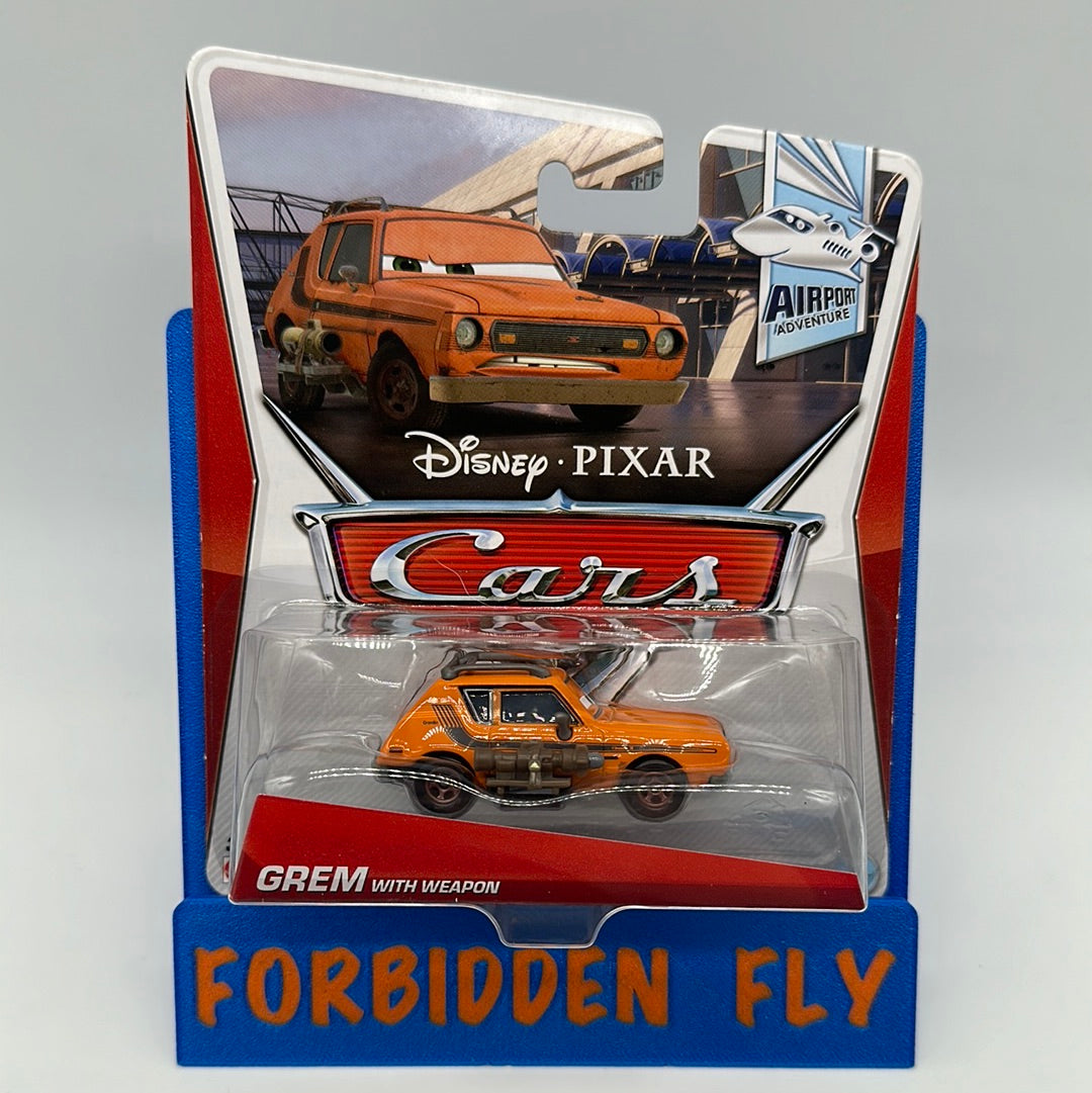 Disney Pixar Cars Movie - Airport Adventure Series - Grem with Weapon