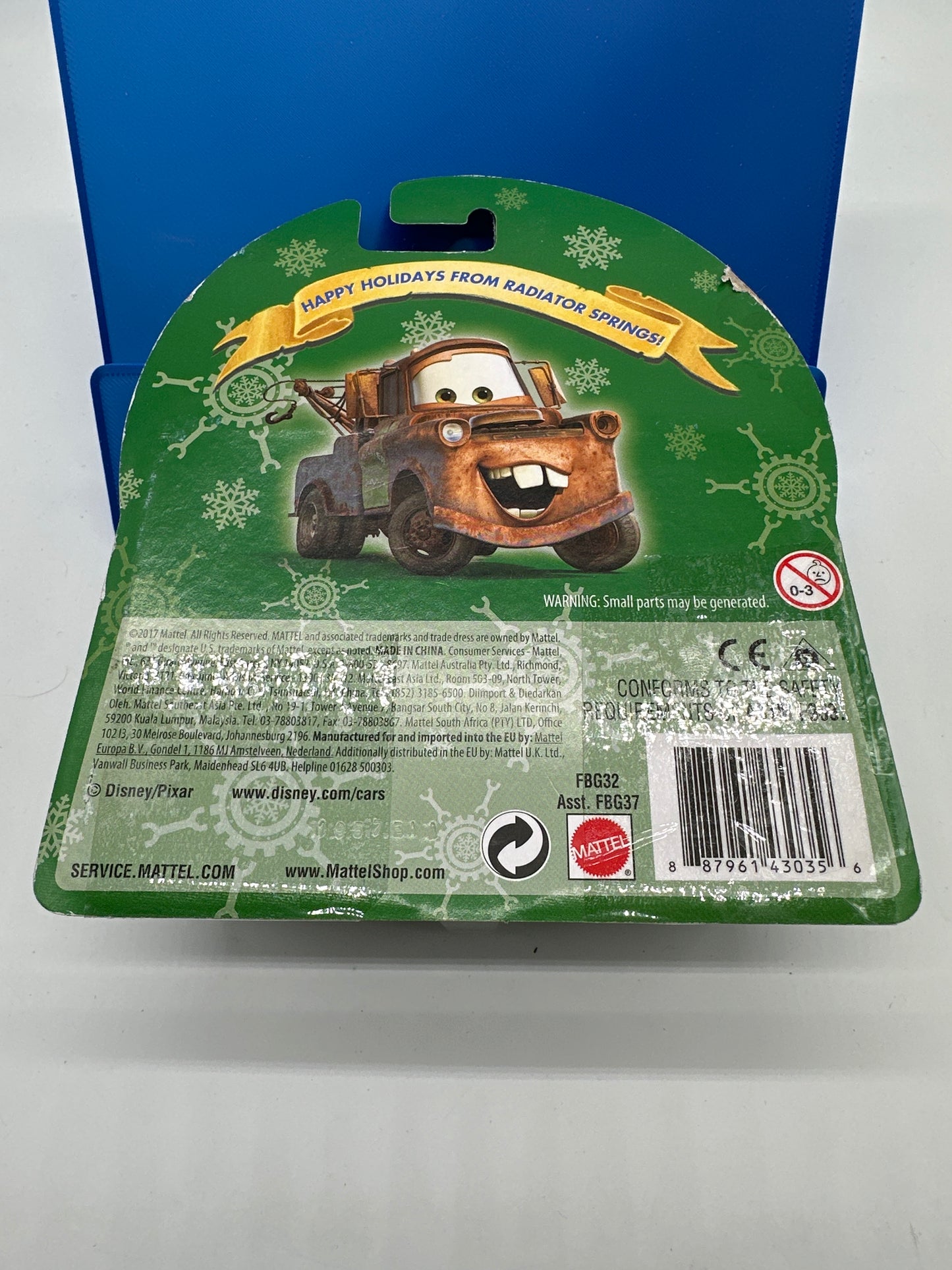 Disney Pixar Cars - 2017 Holiday Series - Whee-Hoo Winter Mater