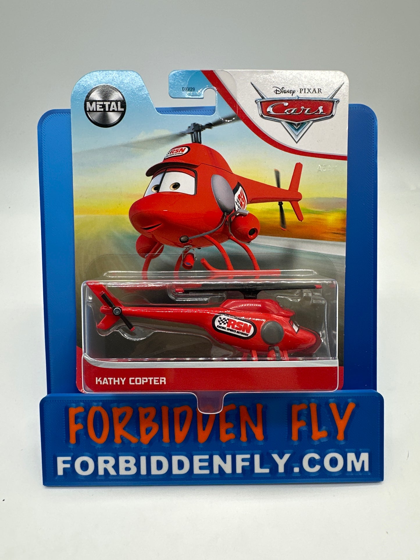 Disney Pixar Cars Movie - Metal Logo Card Release - Kathy Copter