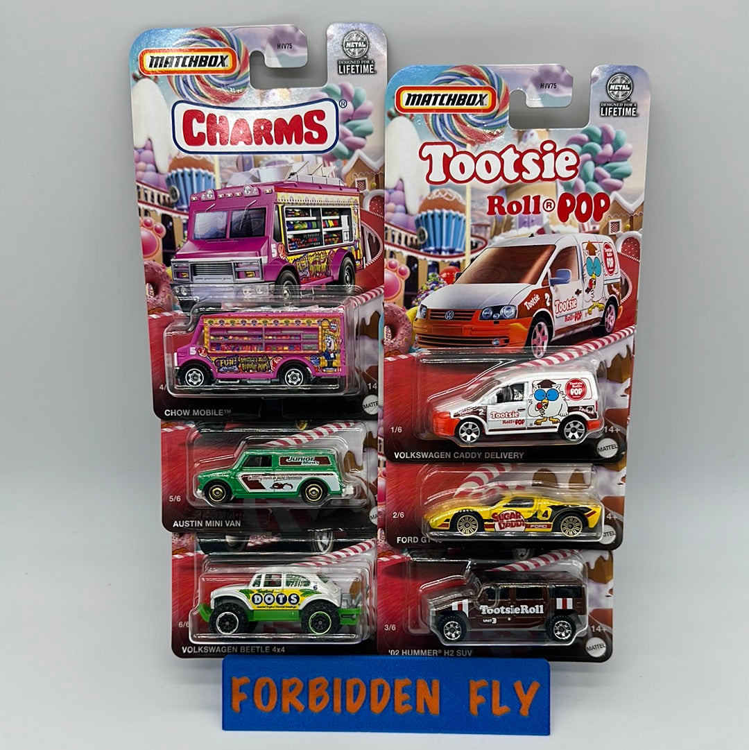 Matchbox Mainline - 2024 Candy Series - Complete Set of 6