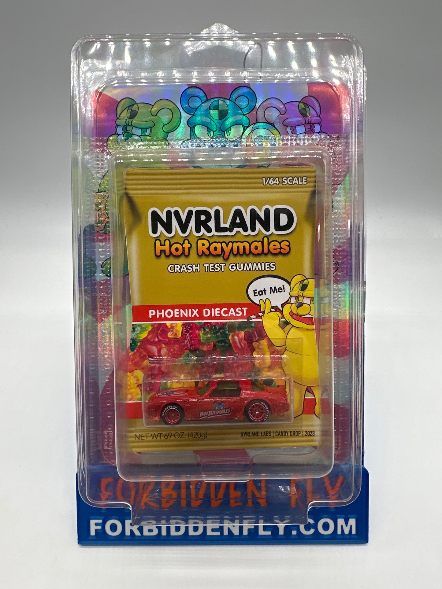 NVRLand Collectibles - 2023 WhatNot Candy Drop Release Car - 1977 Pontiac Firebird - Phoenix Diecast - Hot Raymales