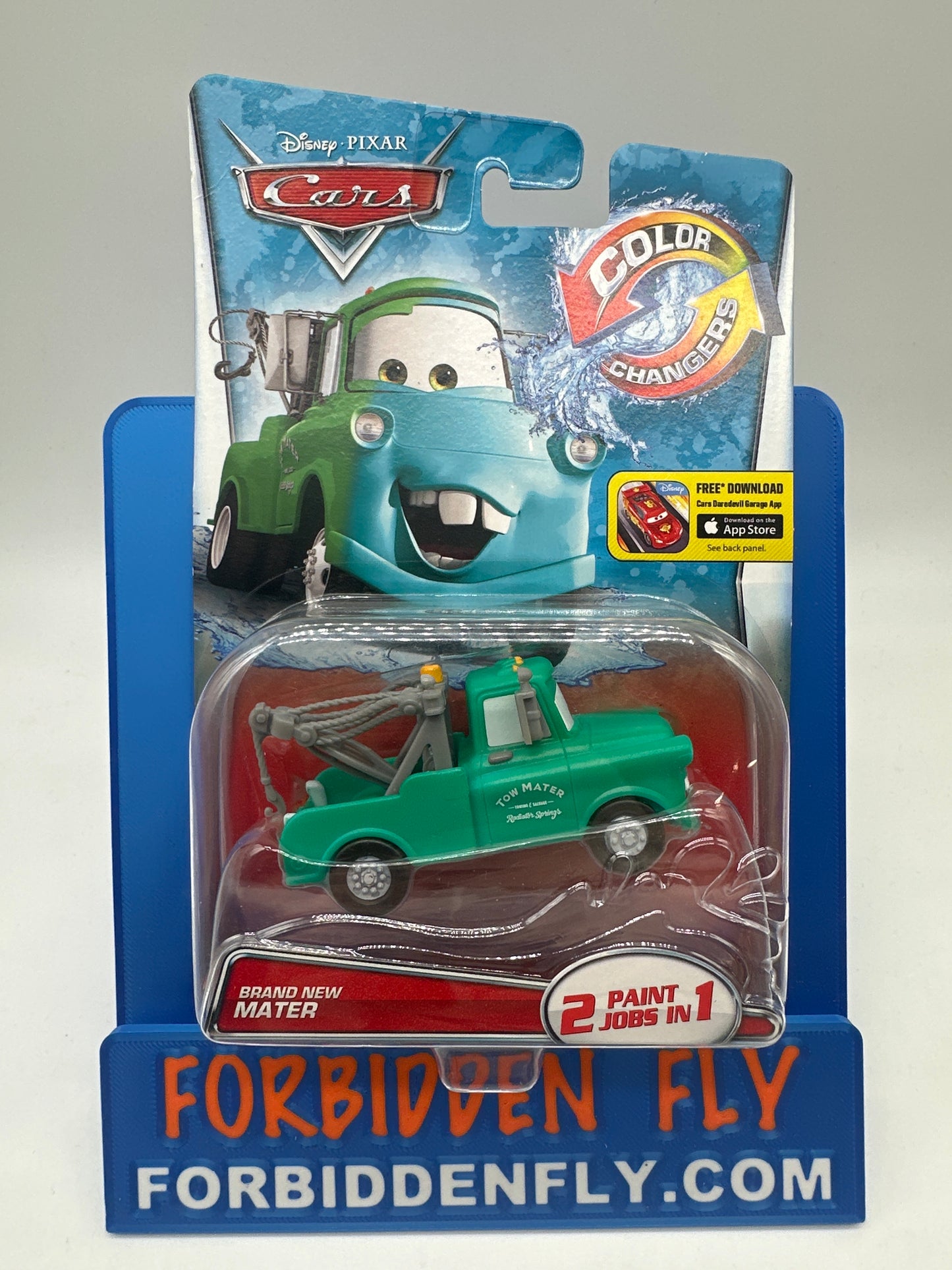 Disney Pixar Cars Movie - Color Changers - Green to Blue Brand New Mater