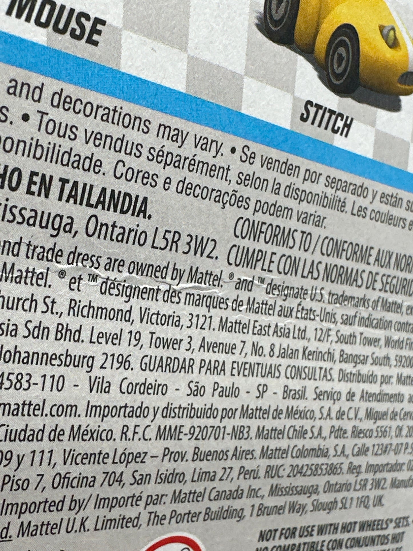 Hot Wheels - Racer Verse - Disney Lilo and Stitch - Stitch Car