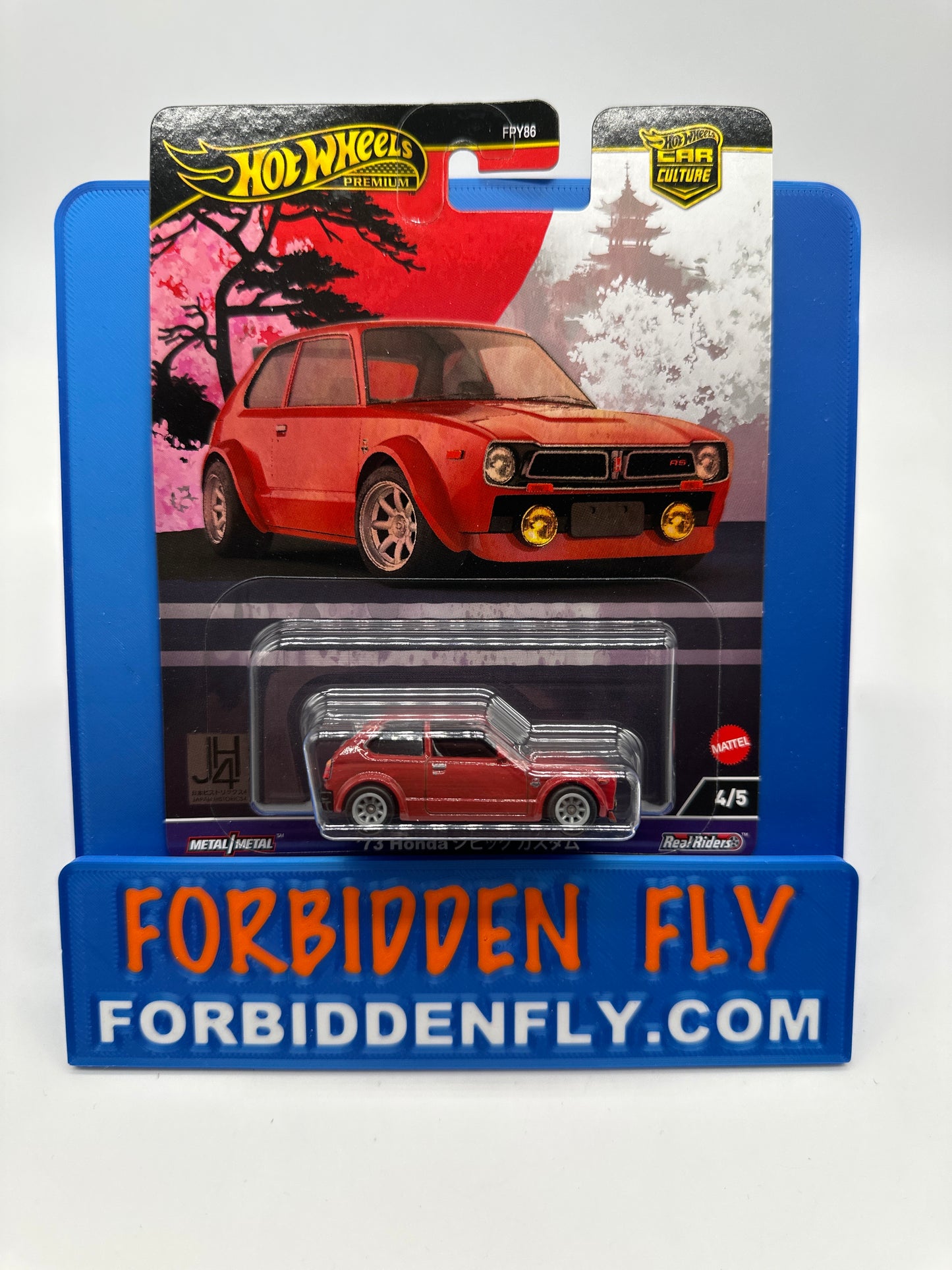 Hot Wheels Car Culture Premium - 2024 Japan Historics 4 Series - #4/5 - ‘73 Honda Civic Custom