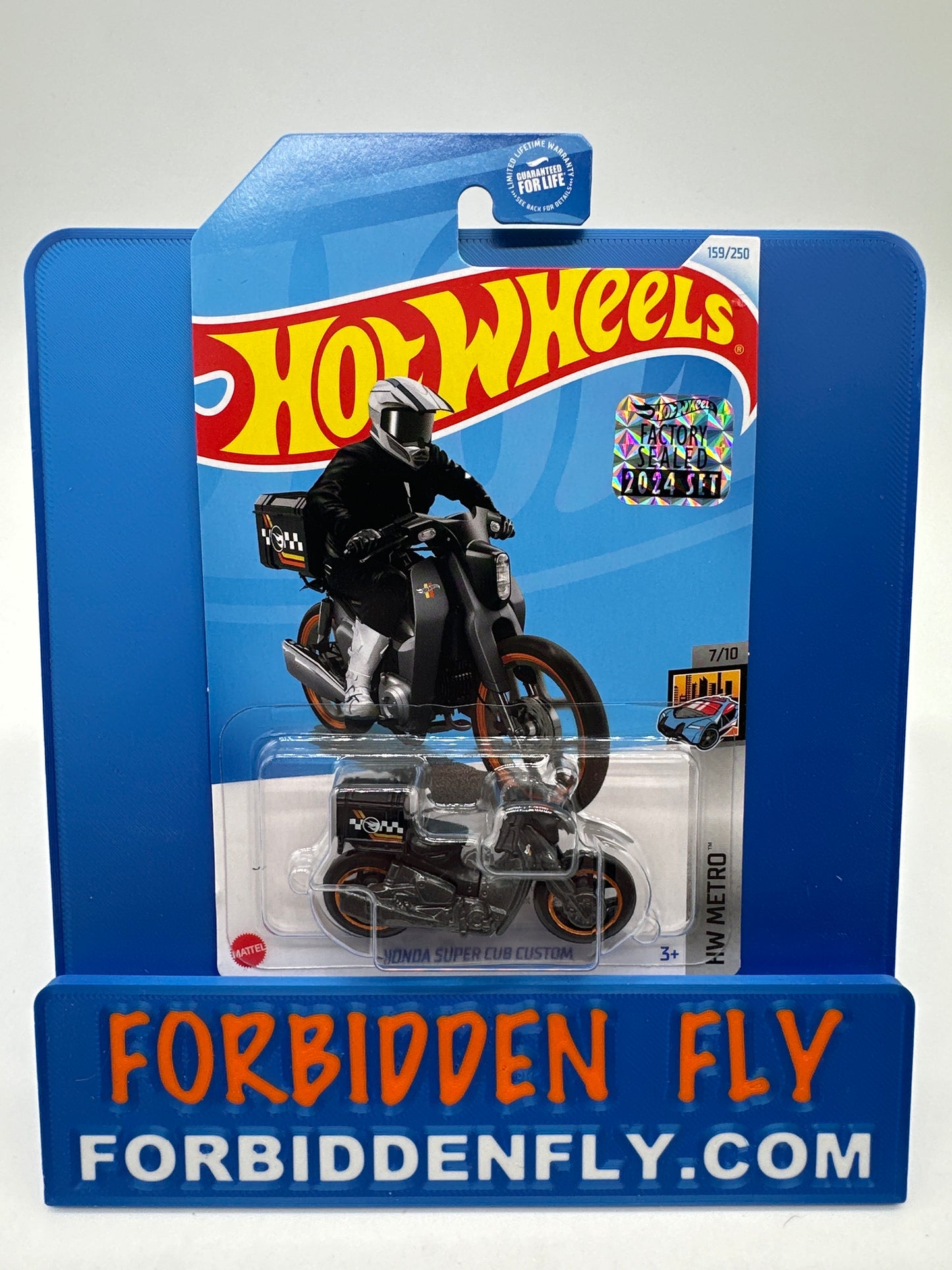 Hot Wheels Mainline - 2024 Factory Sticker Case J Regular Treasure Hunt - Honda Super Cub Custom