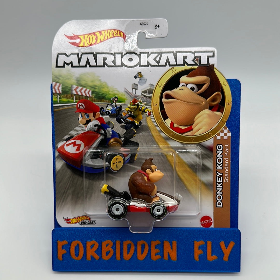 Hot Wheels Mario Kart - Character Kart - Donkey Kong On Standard Kart