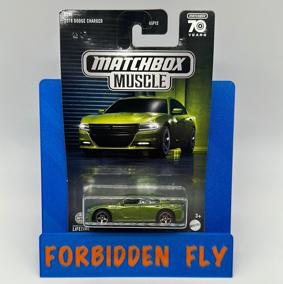 Matchbox - 2023 Muscle 70 Years Series Walmart Exclusive - #3/6 2018 Dodge Charger
