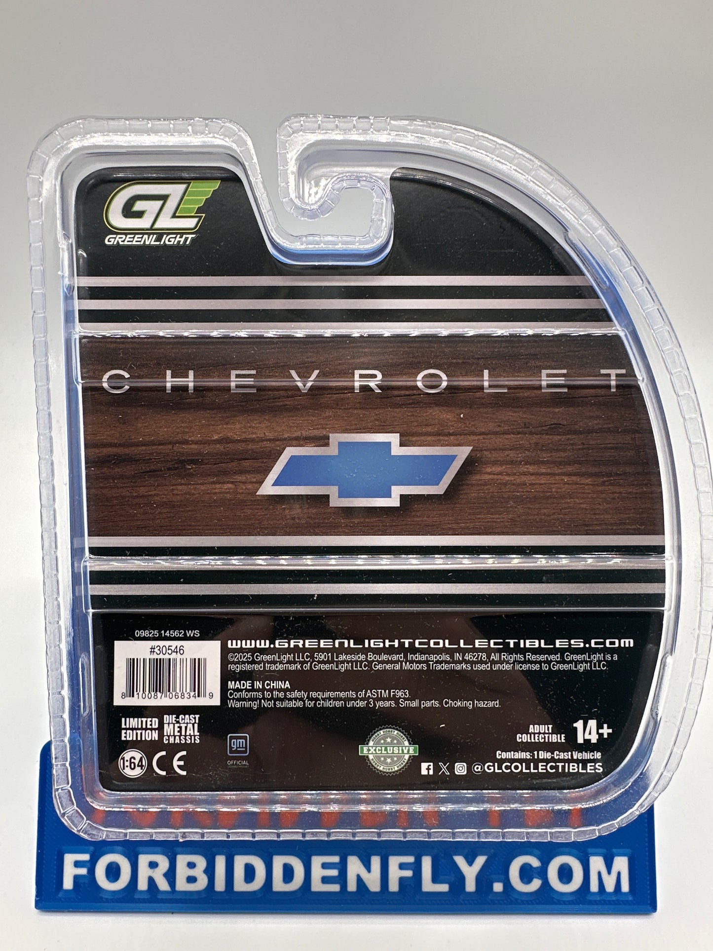 GreenLight - 2025 Hobby Exclusive - #30546 - 1972 Chevy Cheyenne C10 - Black - Green Machine - Chase Edition