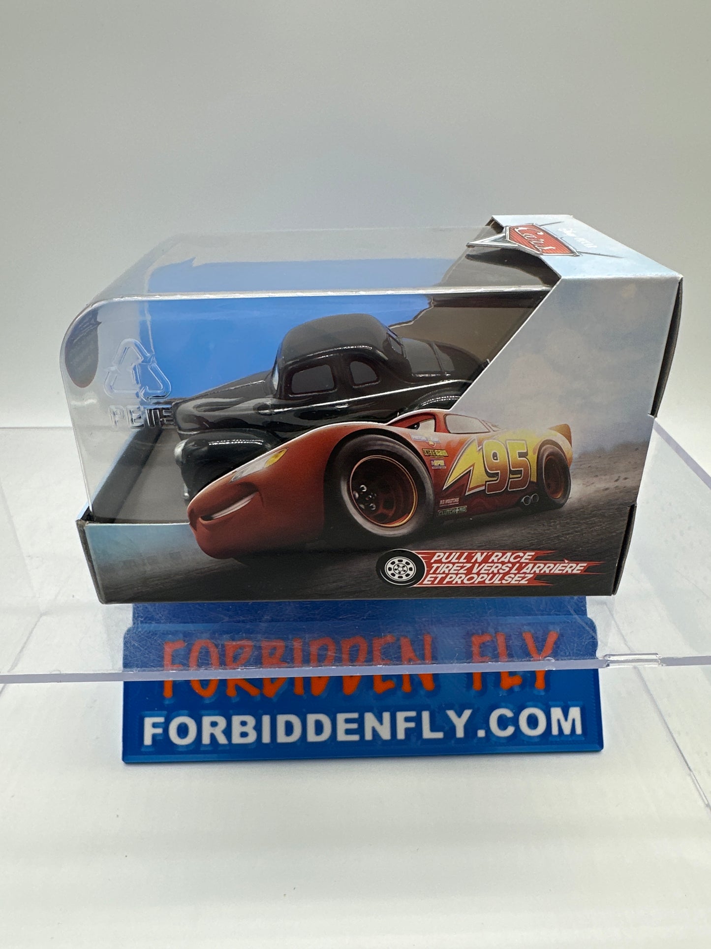 Disney Pixar Cars Movie - Disney Store Parks 1:43 Exclusive “Pull ‘n’ Race” Pullback Racing Action - Hot Rod Junior Moon