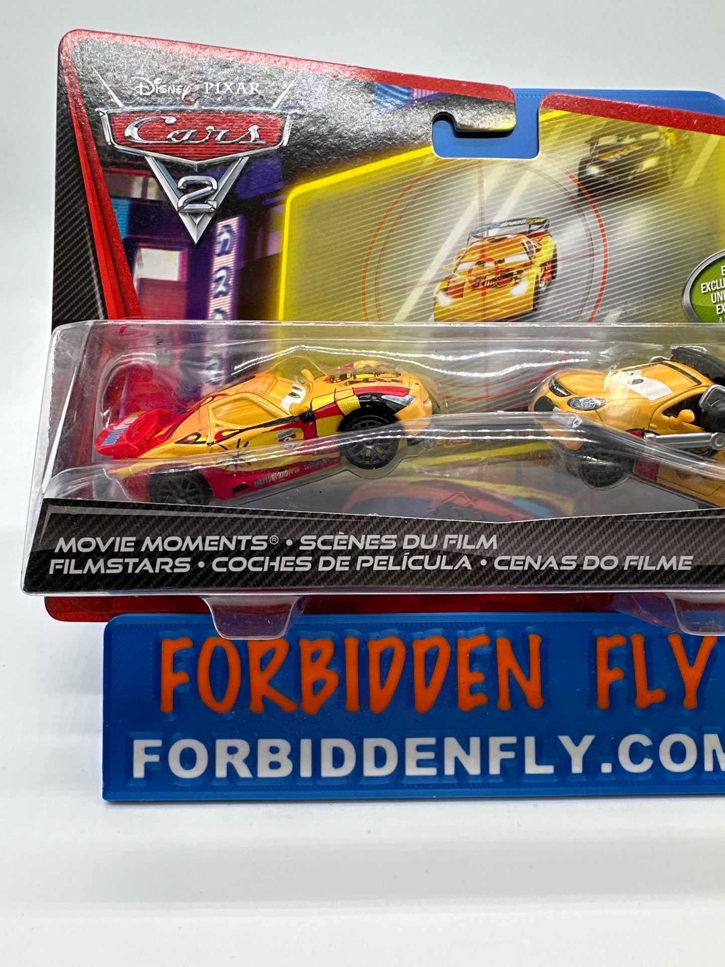 Disney Pixar Cars Movie - Cars 2 Movie Moments (Two) 2 Pack - Miguel Camino & Petro Cartalina