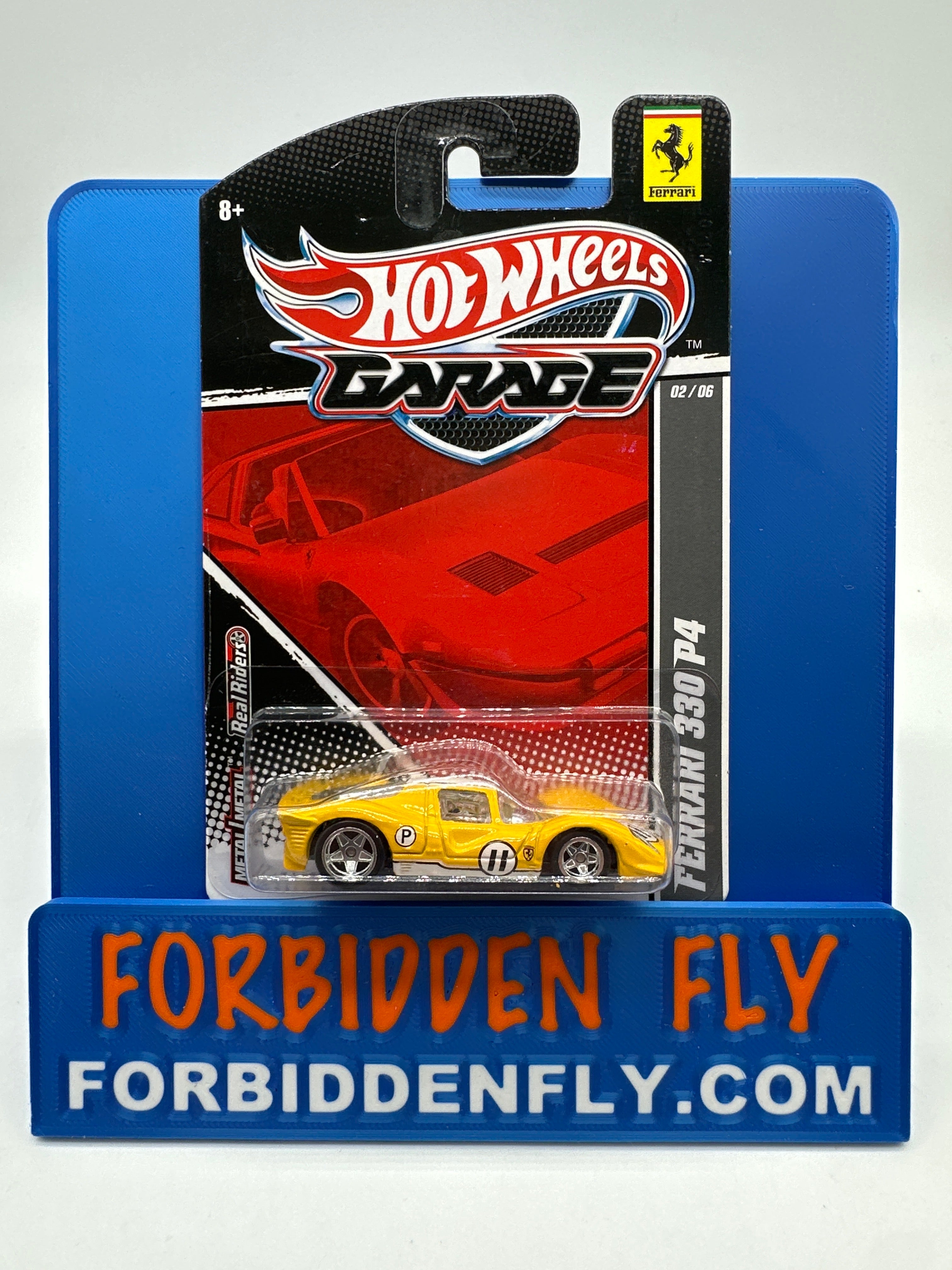 Hot Wheels Premium - HW Garage Series (Ferrari) - Yellow Ferrari