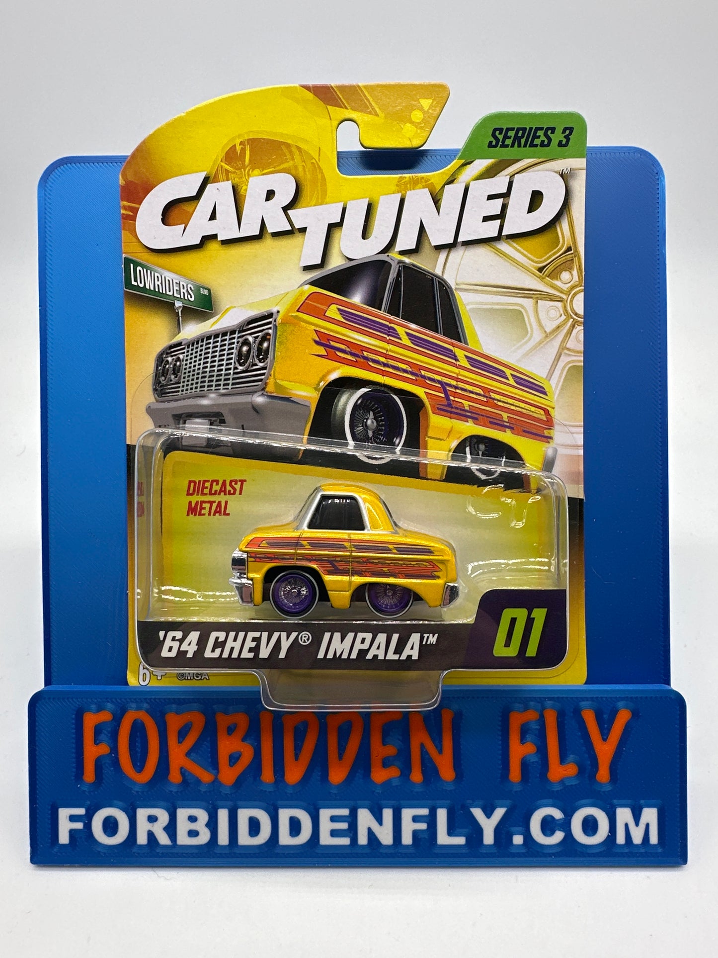 CarTuned - Series 3 Regular Retail Release #01 - Yellow ‘64 Chevy Impala