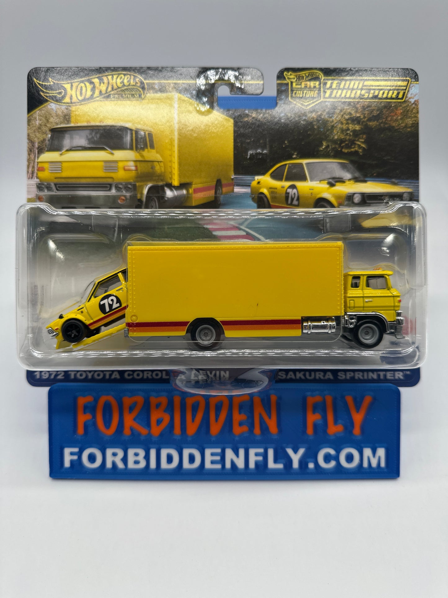Hot Wheels Car Culture Team Transport - #75 - 1972 Toyota Corolla Levin & Sakura Sprinter
