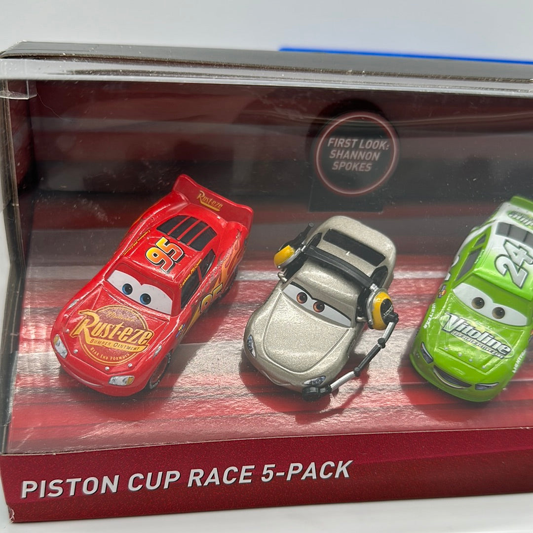 Disney Pixar Cars Movie - Cars 3 Piston Cup & Next Gen - Piston Cup Race 5-Pack