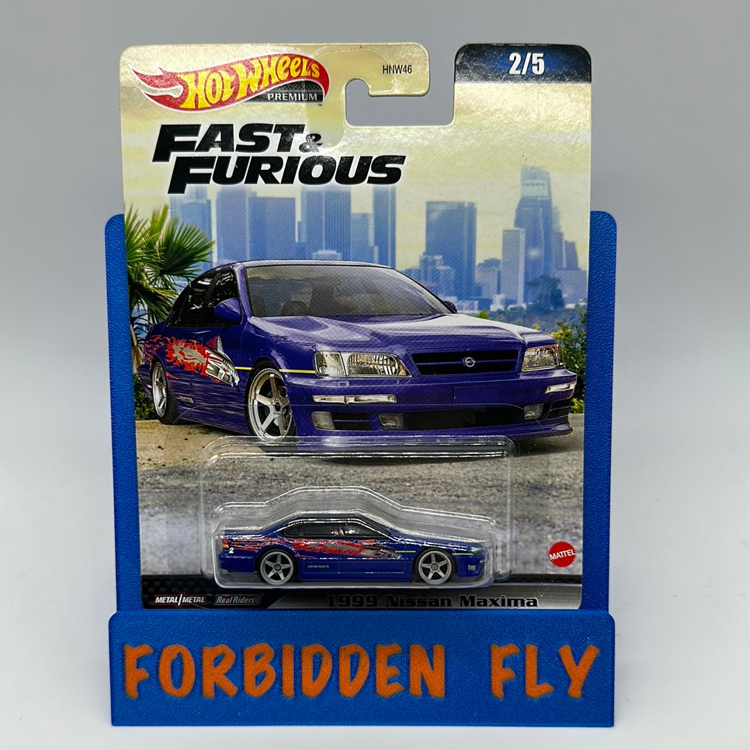 Hot Wheels Premium - Retro Entertainment Fast & Furious 2023 Mix C Single - #2/5 - 1999 Nissan Maxima