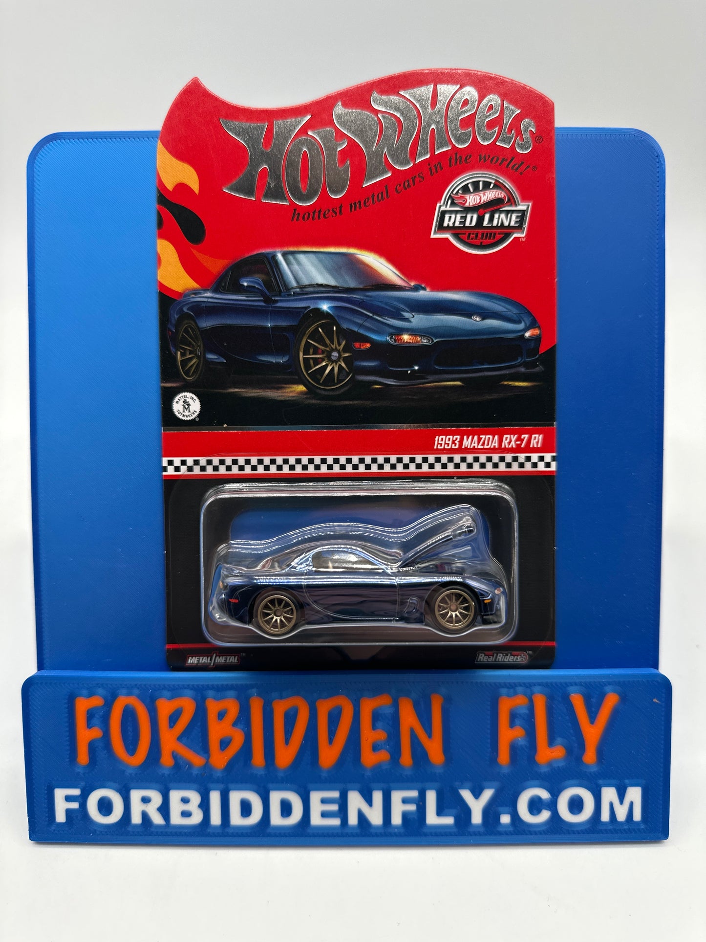 Hot Wheels RLC Red Line Club - 2025 Release - 1993 Mazda RX-7 R1 - Blue