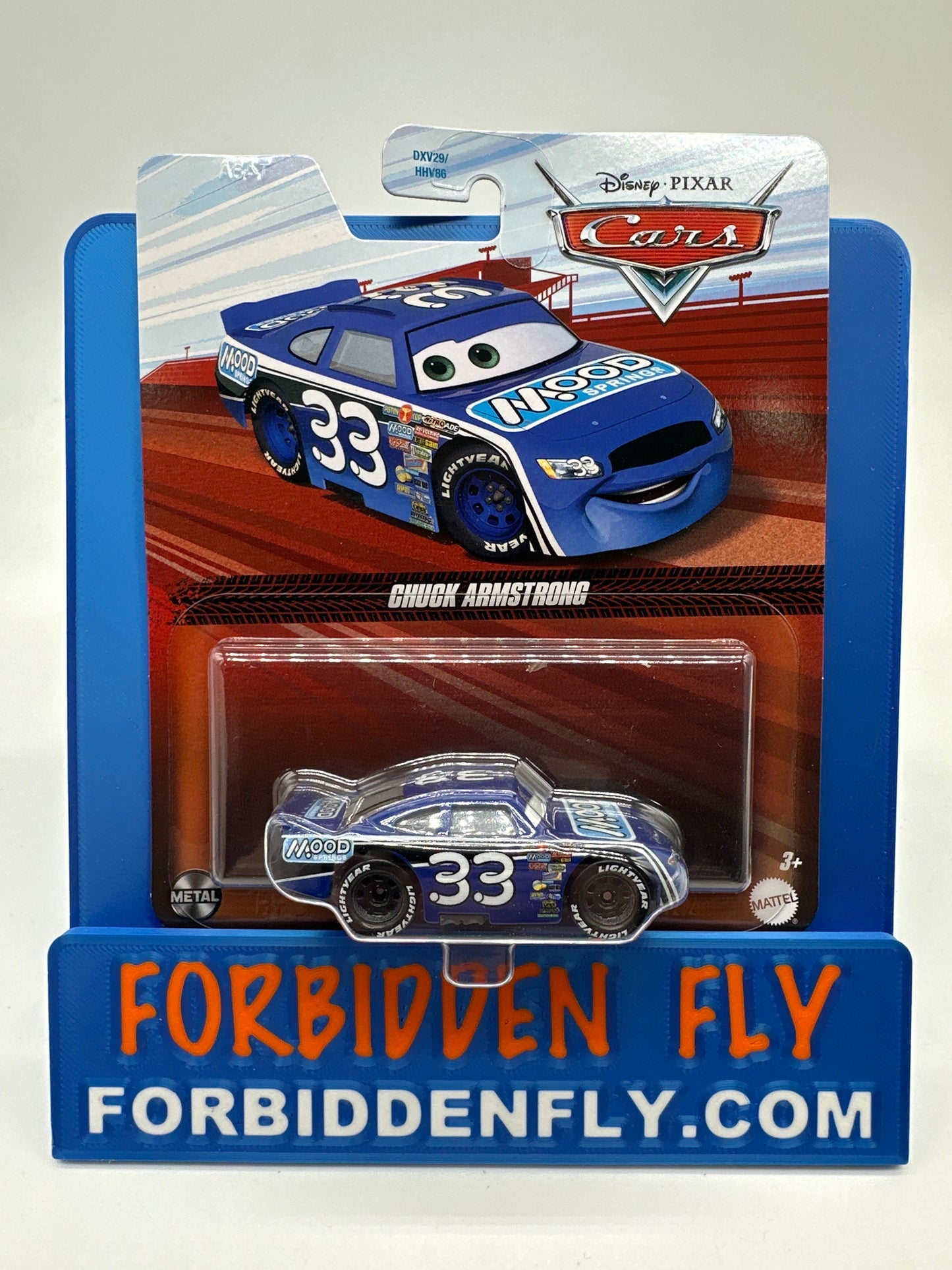 Disney Pixar Cars Movie - 2024 Release - Piston Cup Racer #33 (Mood Springs) Chuck Armstrong