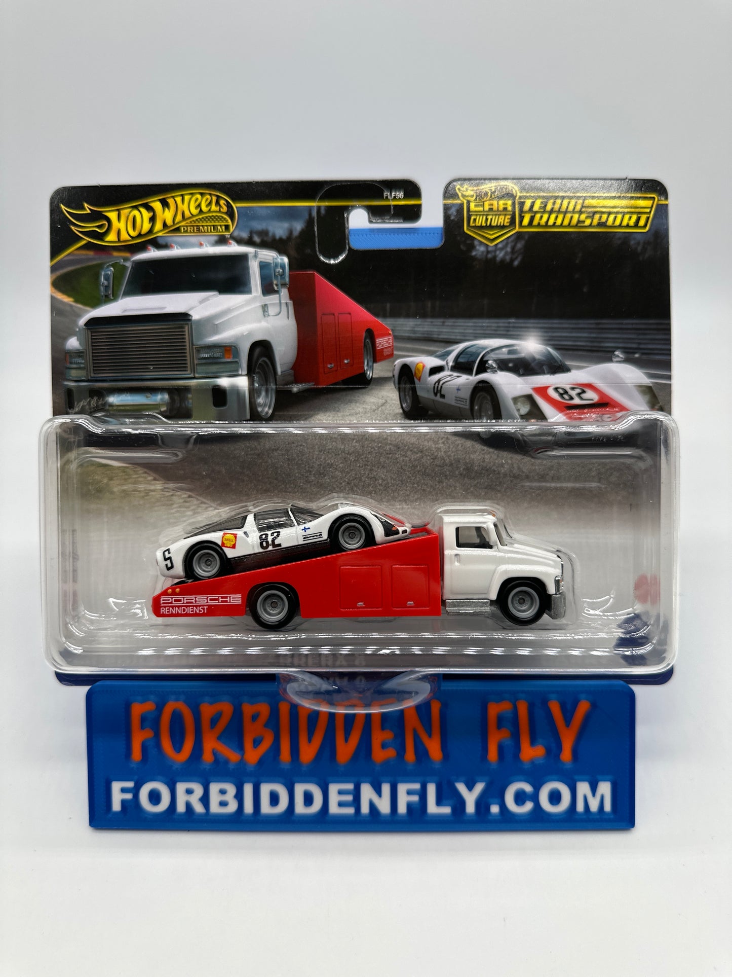 Hot Wheels Car Culture Team Transport - #66 - ‘66 Porsche 906 Carrera 6 & Carry On