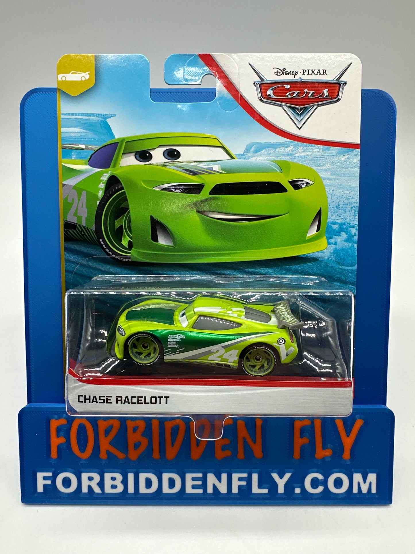 Disney Pixar Cars Movie - Next Gen Piston Cup Racers Series - #24 Chase Racelott (Viewzeen)