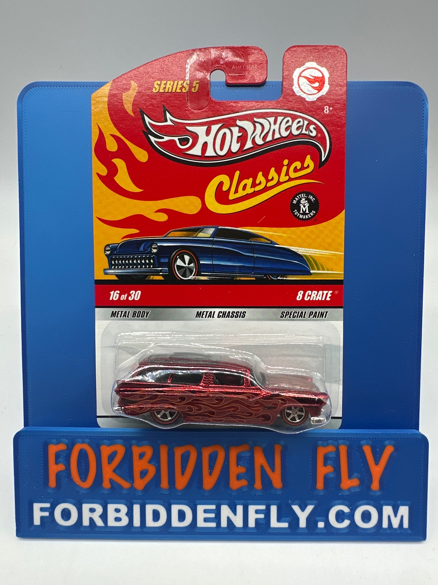 Hot Wheels Classics CHASE - Series 5 #16 of 30 - Red 8 Crate