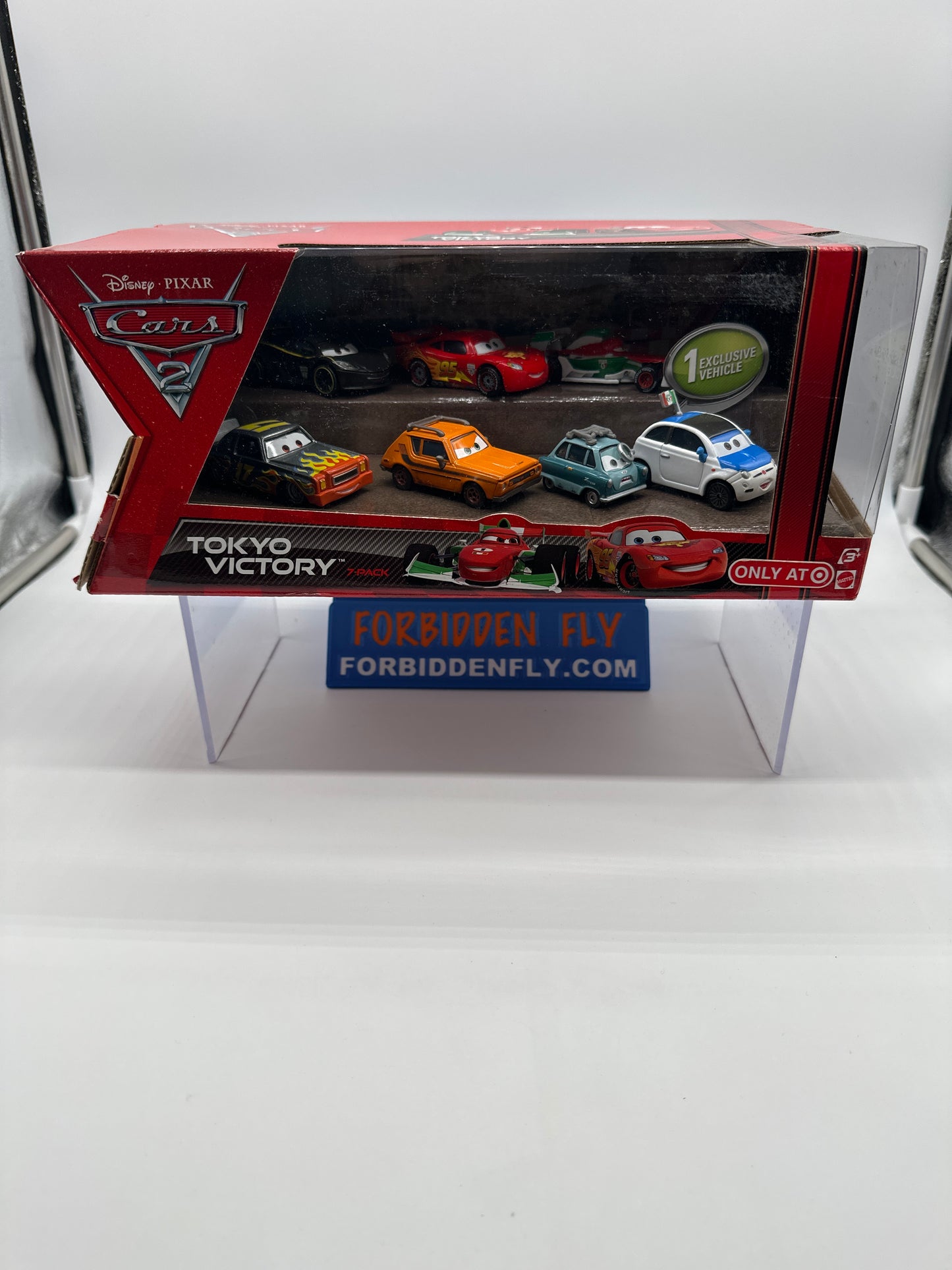 Disney Pixar Cars Movie - Target Exclusive Cars 2 Tokyo Victory 7 Car Set Multipack