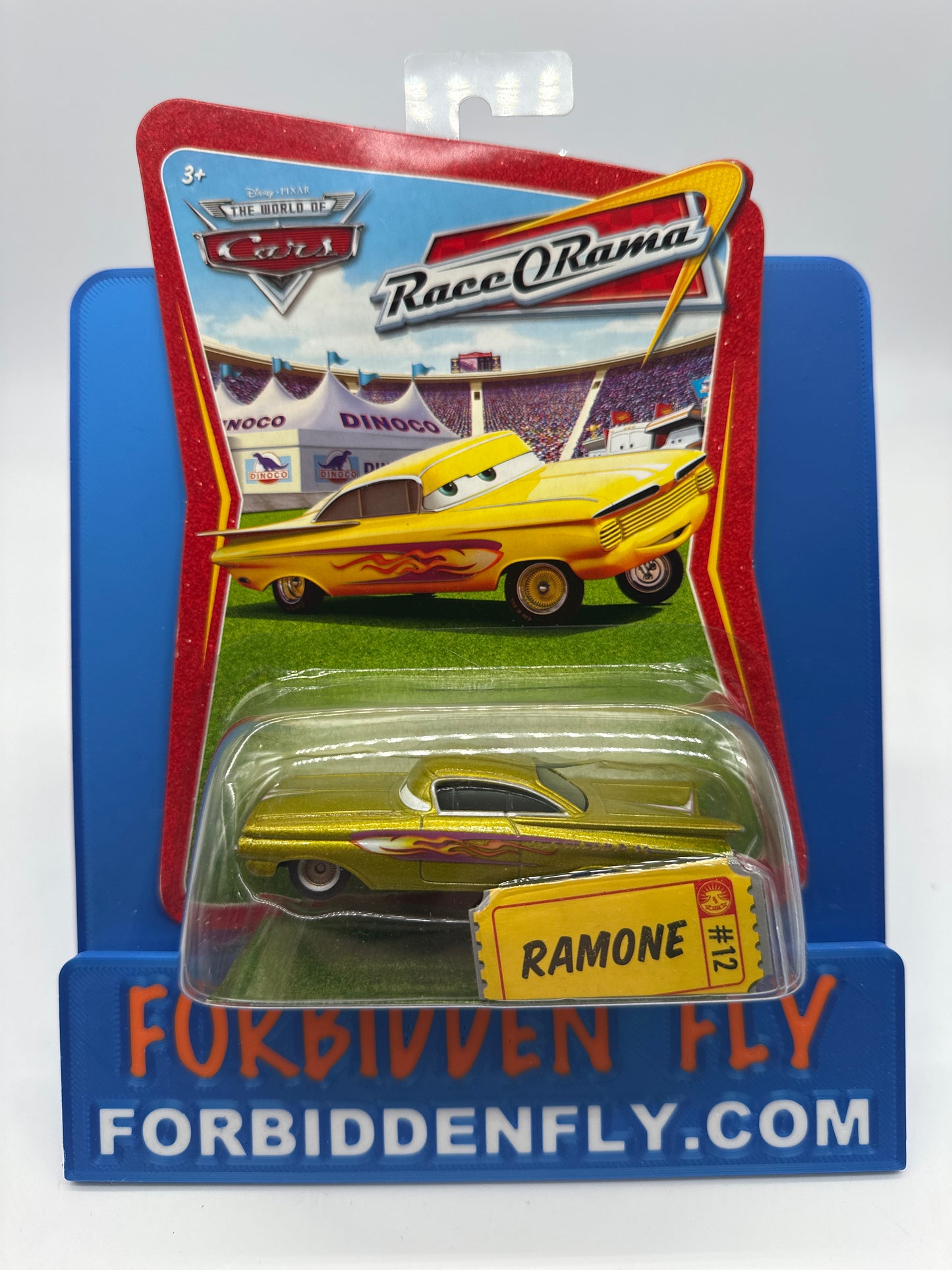 Disney Pixar Cars Movie - Race O Rama - Yellow Ramone