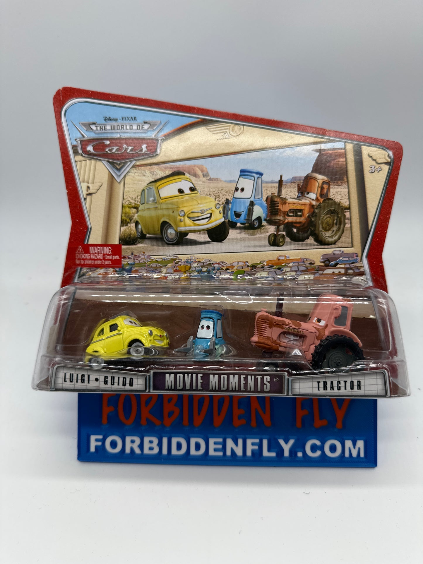 Disney Pixar Cars Movie - World of Cars Movie Moments Two (Three) Pack - Luigi Guido & Tractor