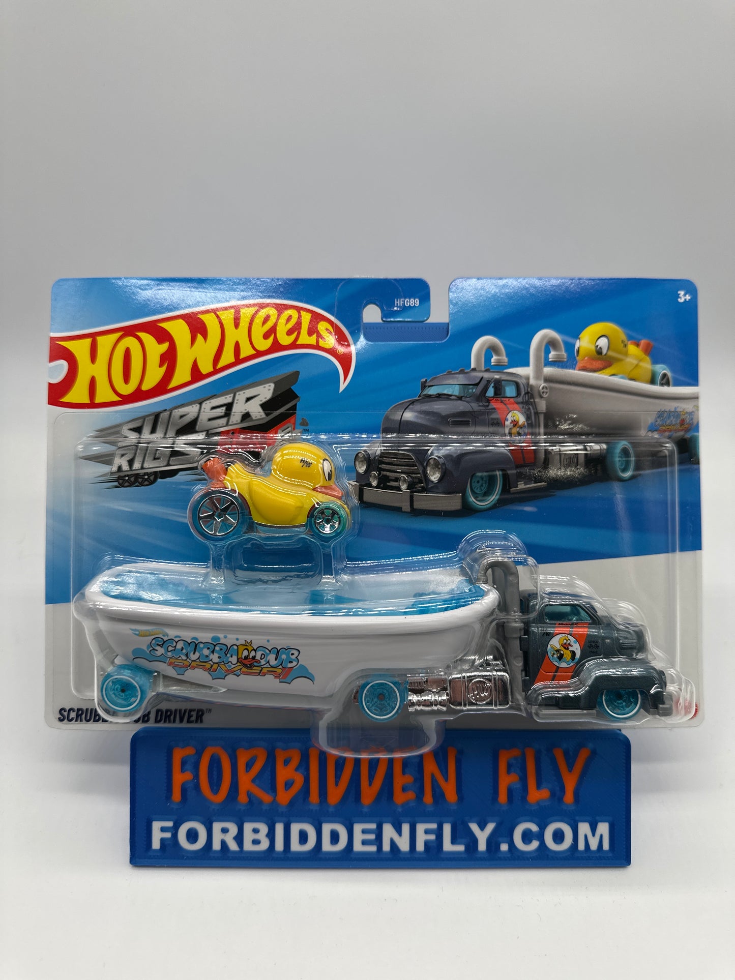 Hot Wheels Super Rigs - 2025 Scrubba Dub Driver - Duck And Bathtub