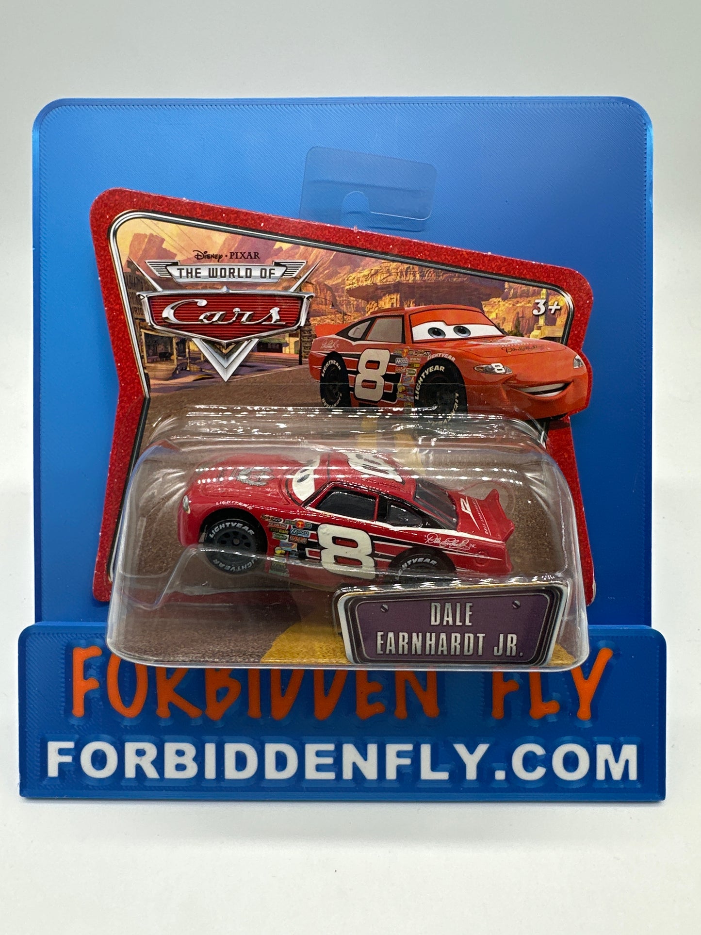 Disney Pixar Cars Movie - World of Cars Series - Short Card - Piston Cup Racer #8 Dale Earnhardt Jr.