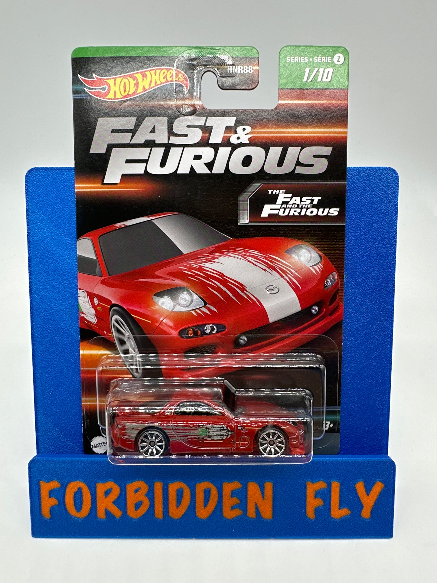 Hot Wheels 2023 Walmart Exclusive Mainline - Fast & Furious Green Card Series 2 #1/10 - ‘95 Mazda RX-7