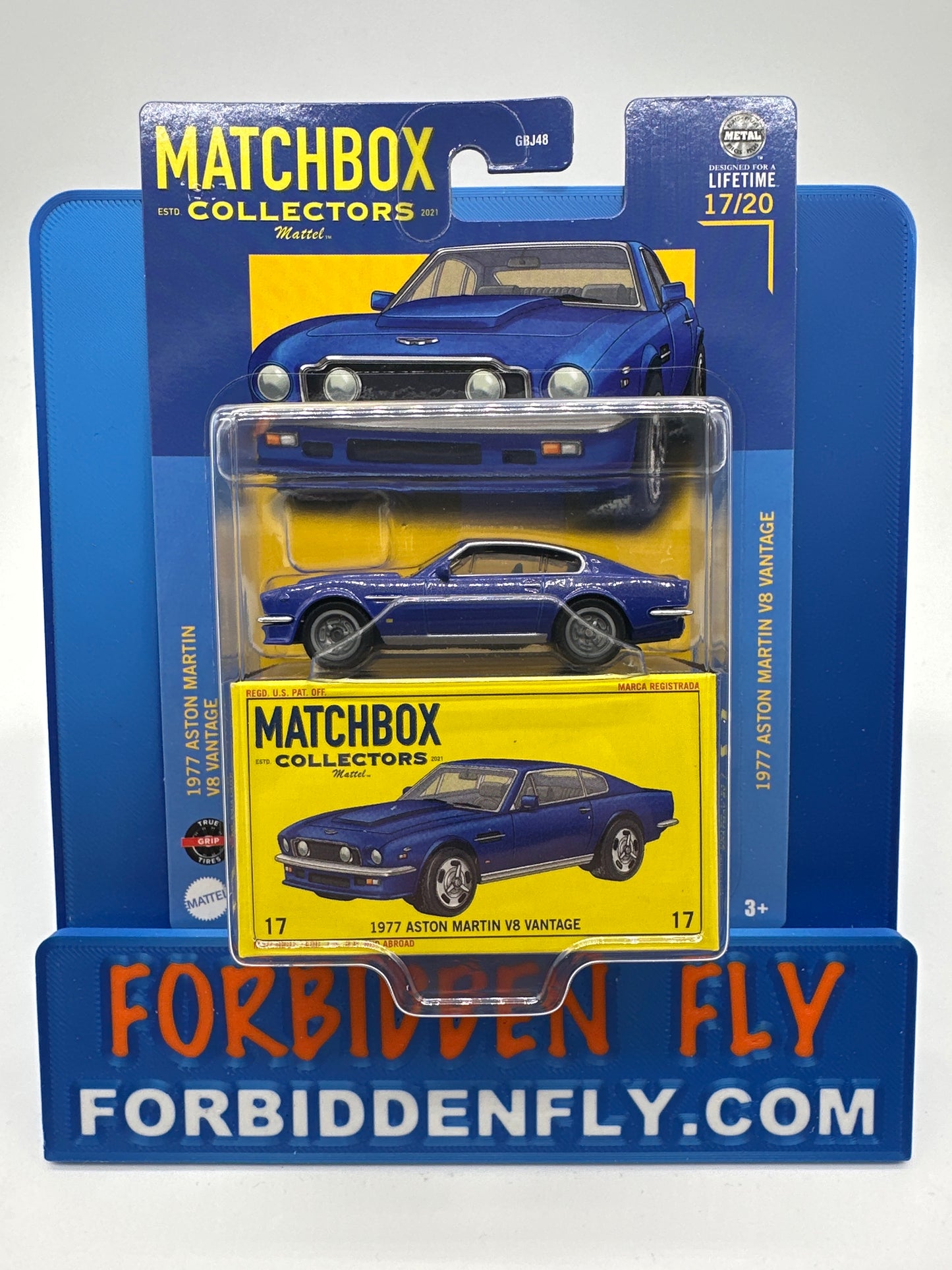 Matchbox Collectors 2024 - #17/20 - 1977 Aston Martin V8 Vantage - Blue