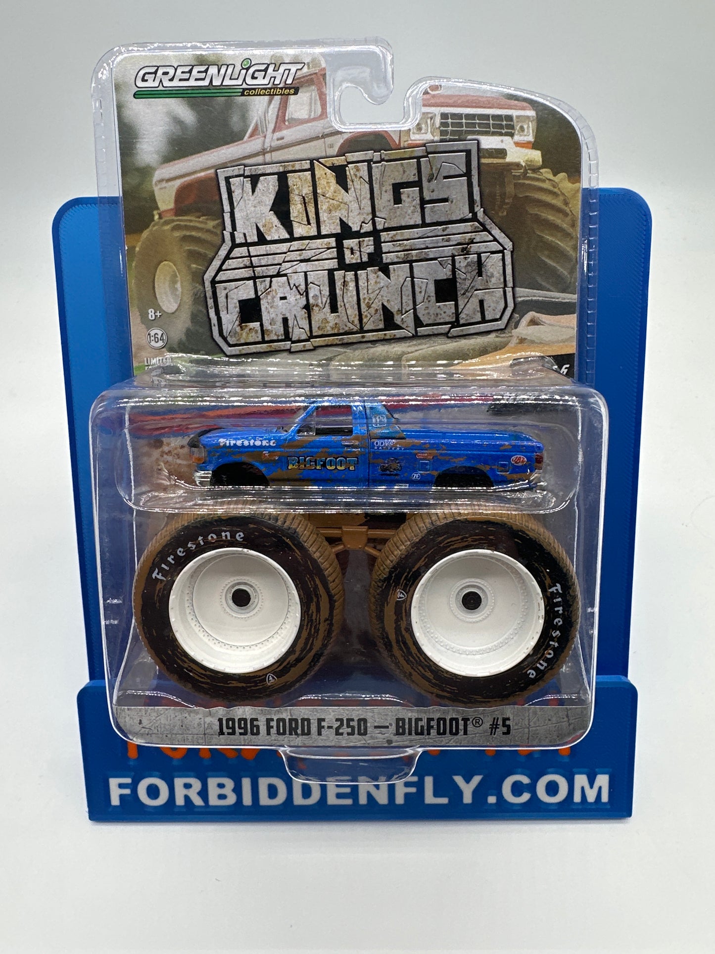 GreenLight - Kings Of Crunch Series 6 - #49060-F - 1996 Ford F-250 - Bigfoot #5 - Dirty Version