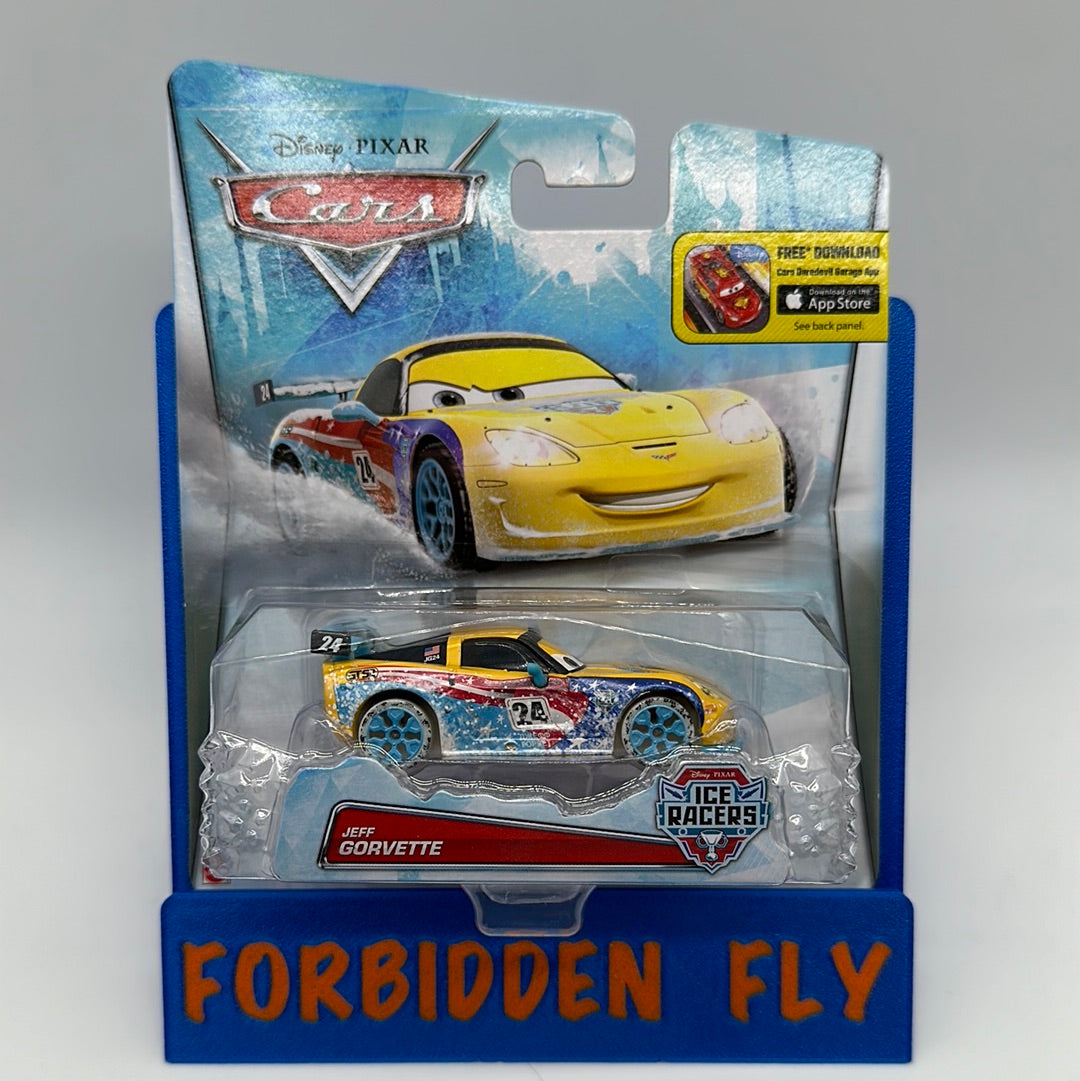 Disney Pixar Cars Movie - 2015 Ice Racers Series - Jeff Gorvette