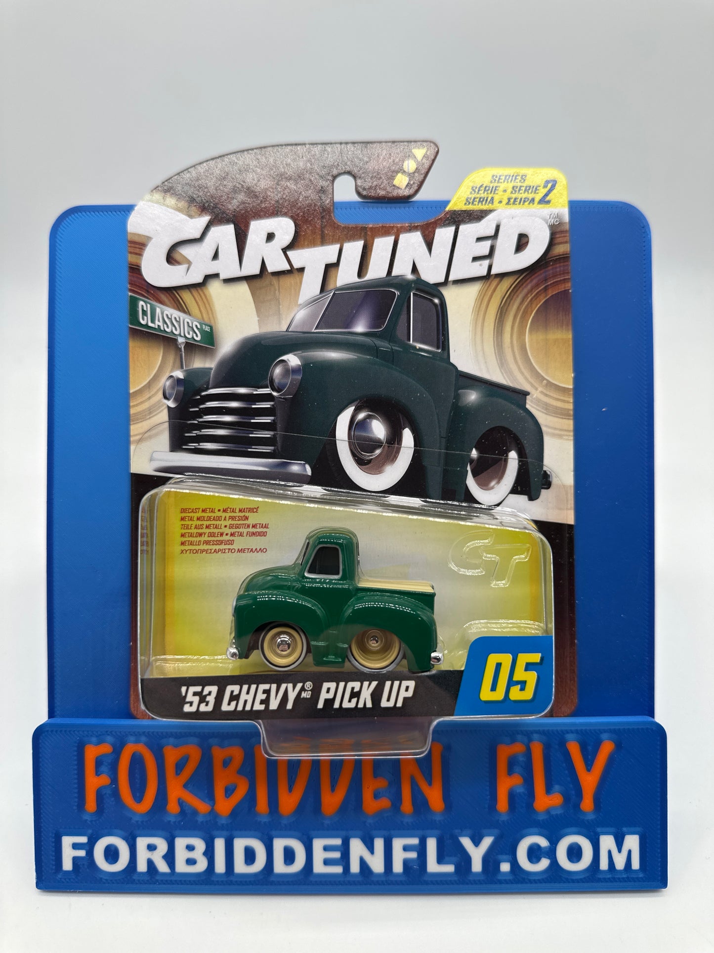 CarTuned - Hobby Exclusive - Series 2 - #5 - Green ‘53 Chevy Pick Up
