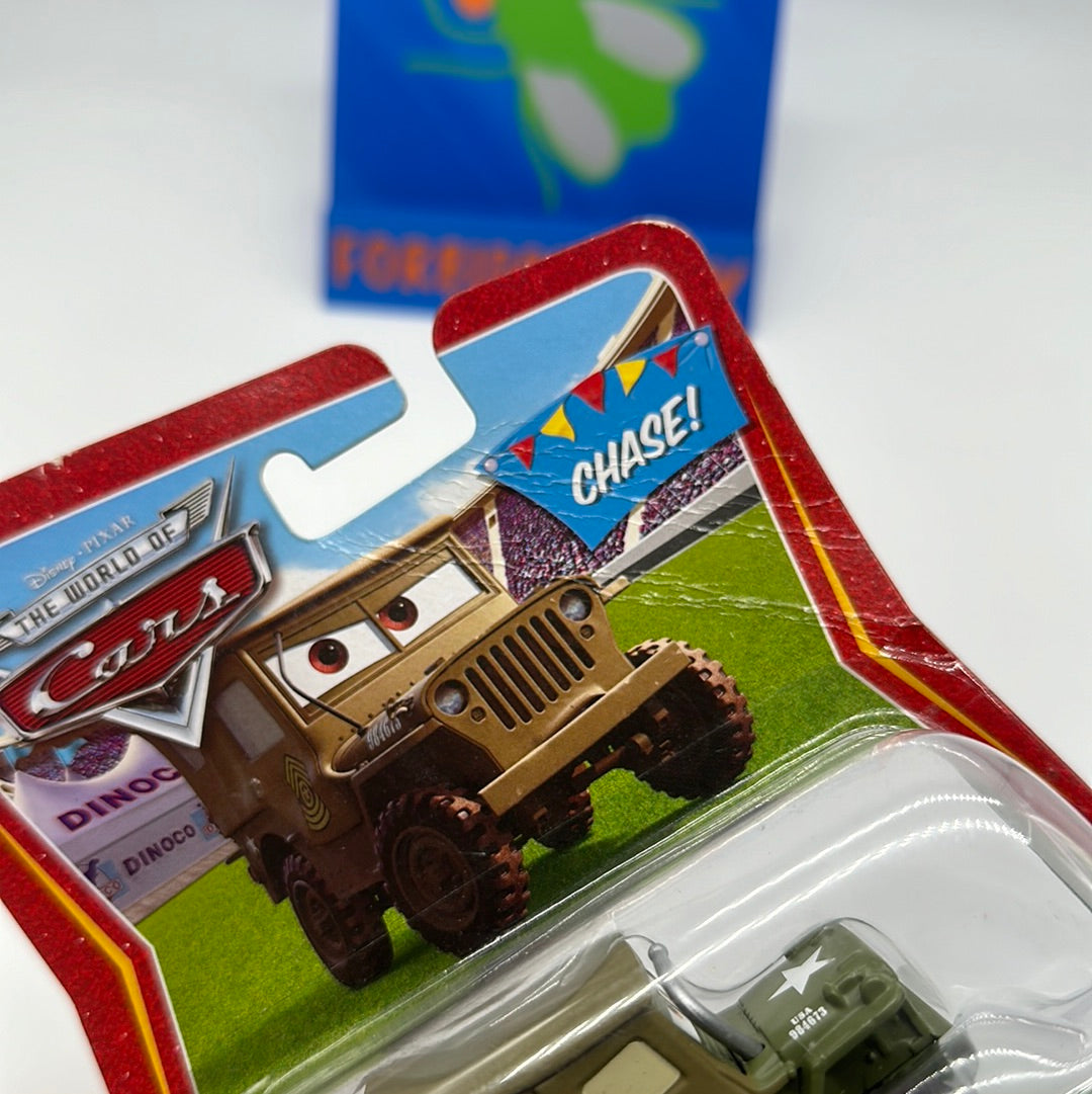 Disney Pixar Cars Movie - World of Cars - Chase Saluting Sarge