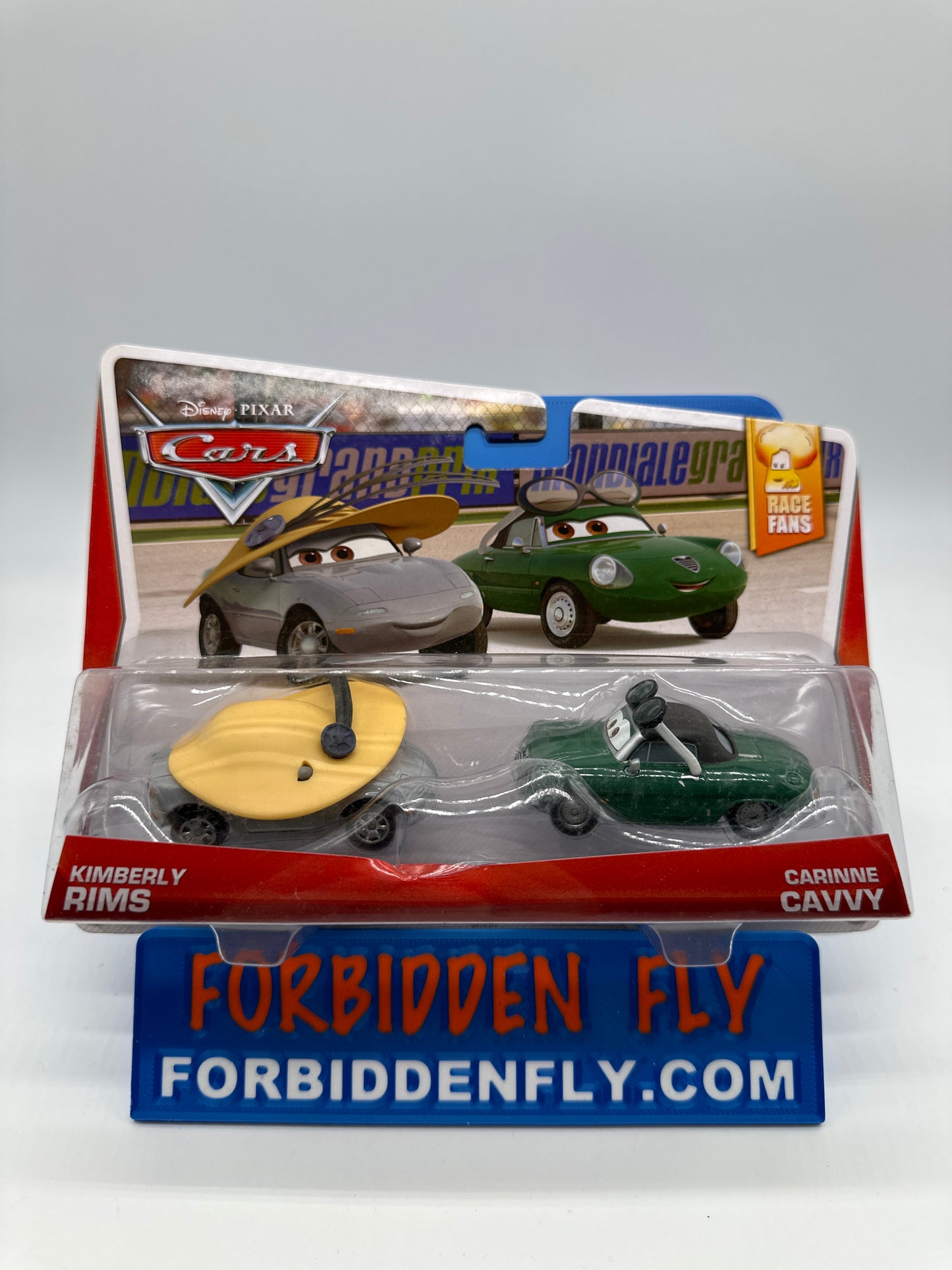 Disney Pixar Cars Movie - Race Fans Series Two 2 Pack - Kimberly Rims & Carinne Cavvy